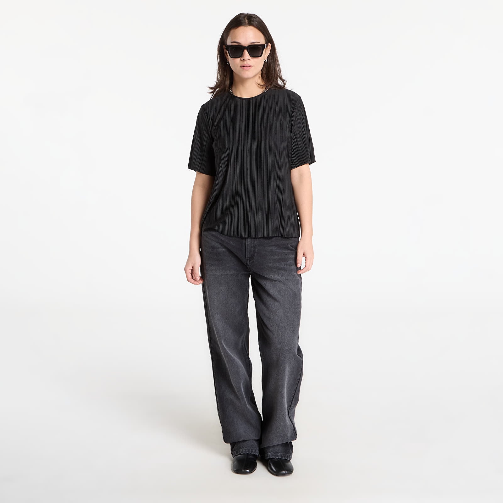 Tričká Samsøe Samsøe Sauma Ss Top Black