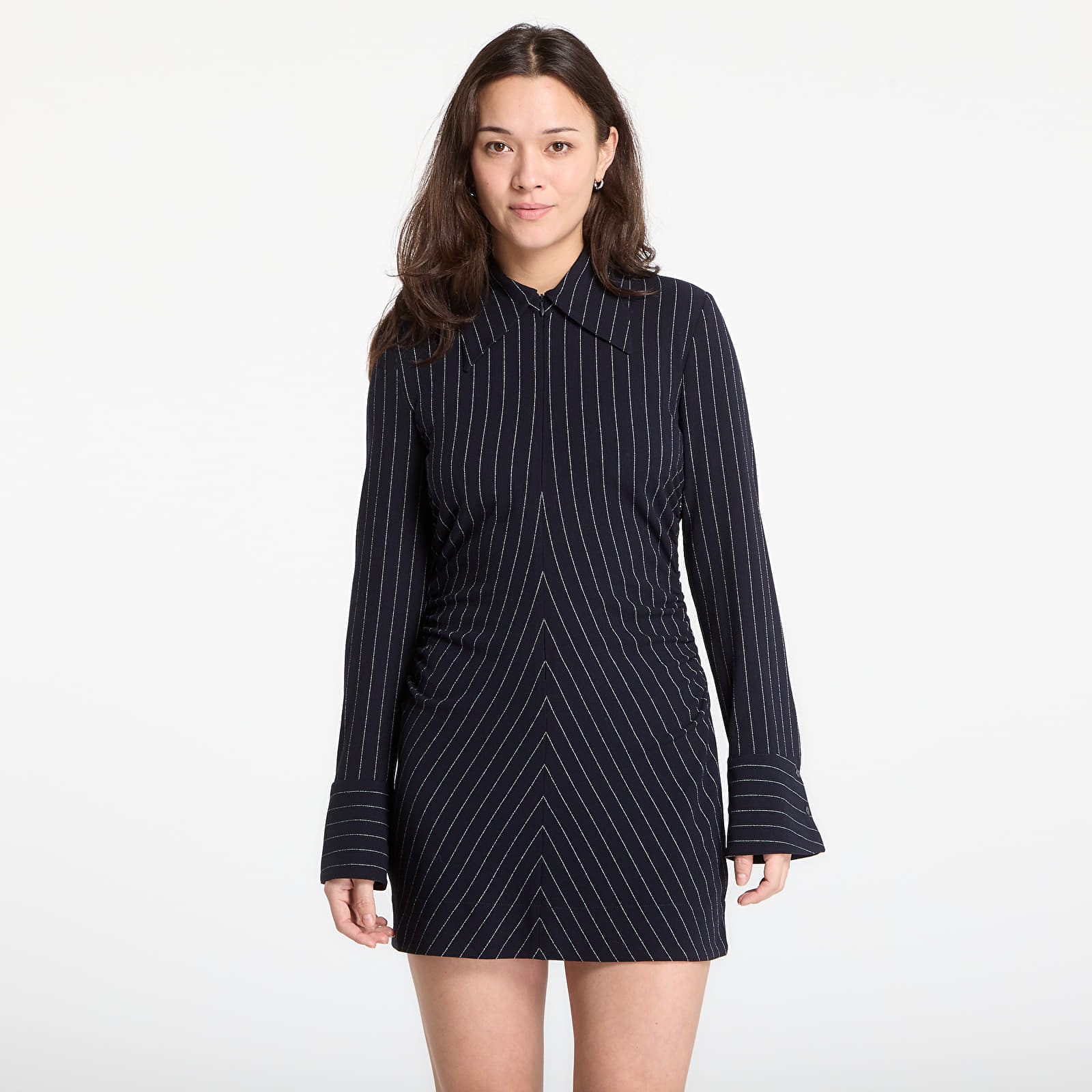 Облекло Desigual Seattle Striped Slim Dress Blue S