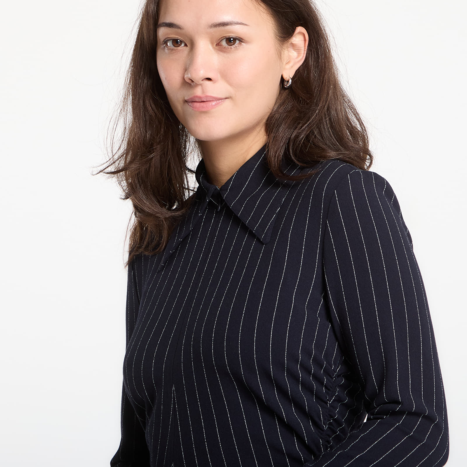 Suknelės Desigual Seattle Striped Slim Dress Blue