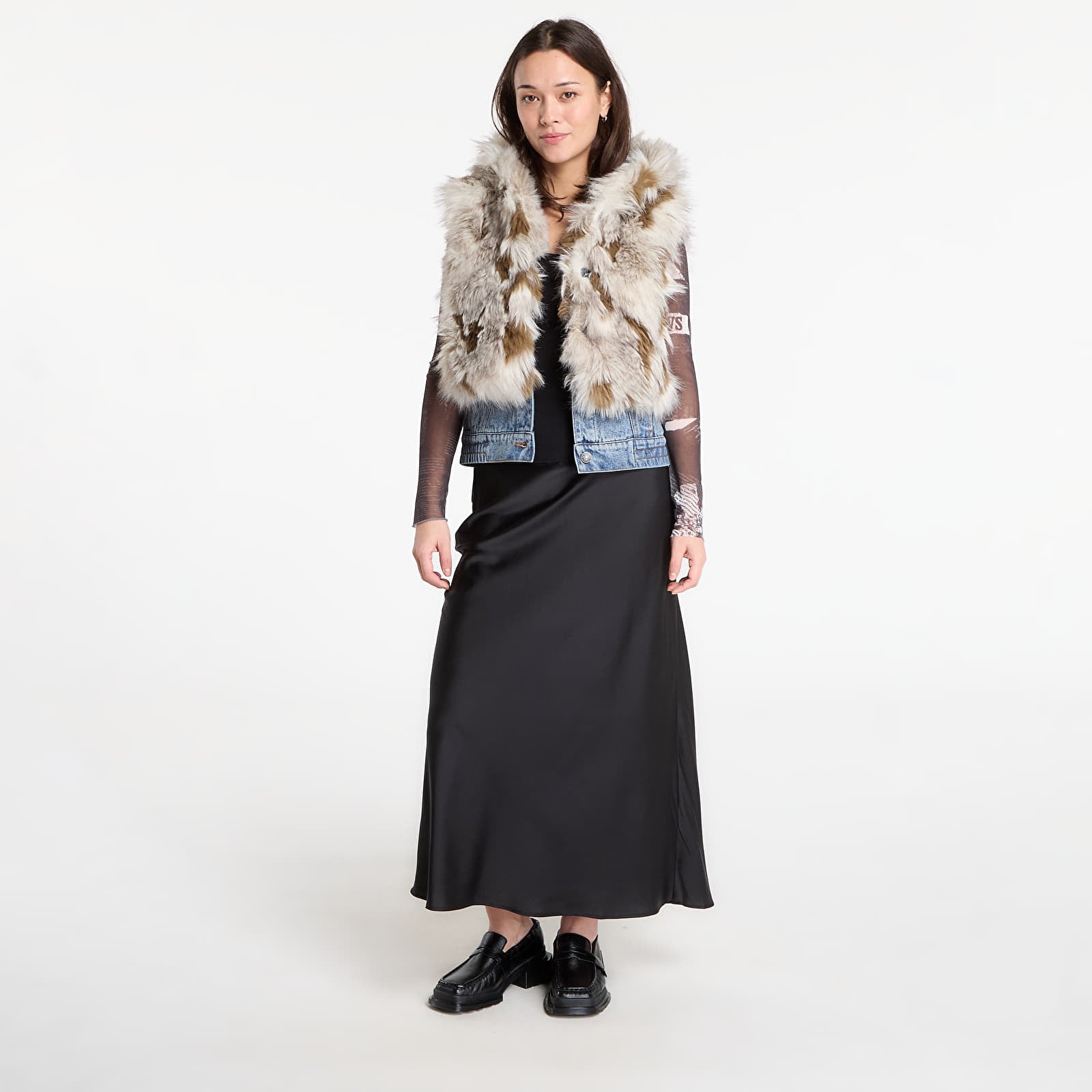 Безрукавки Desigual Bunny Fur Vest Brown