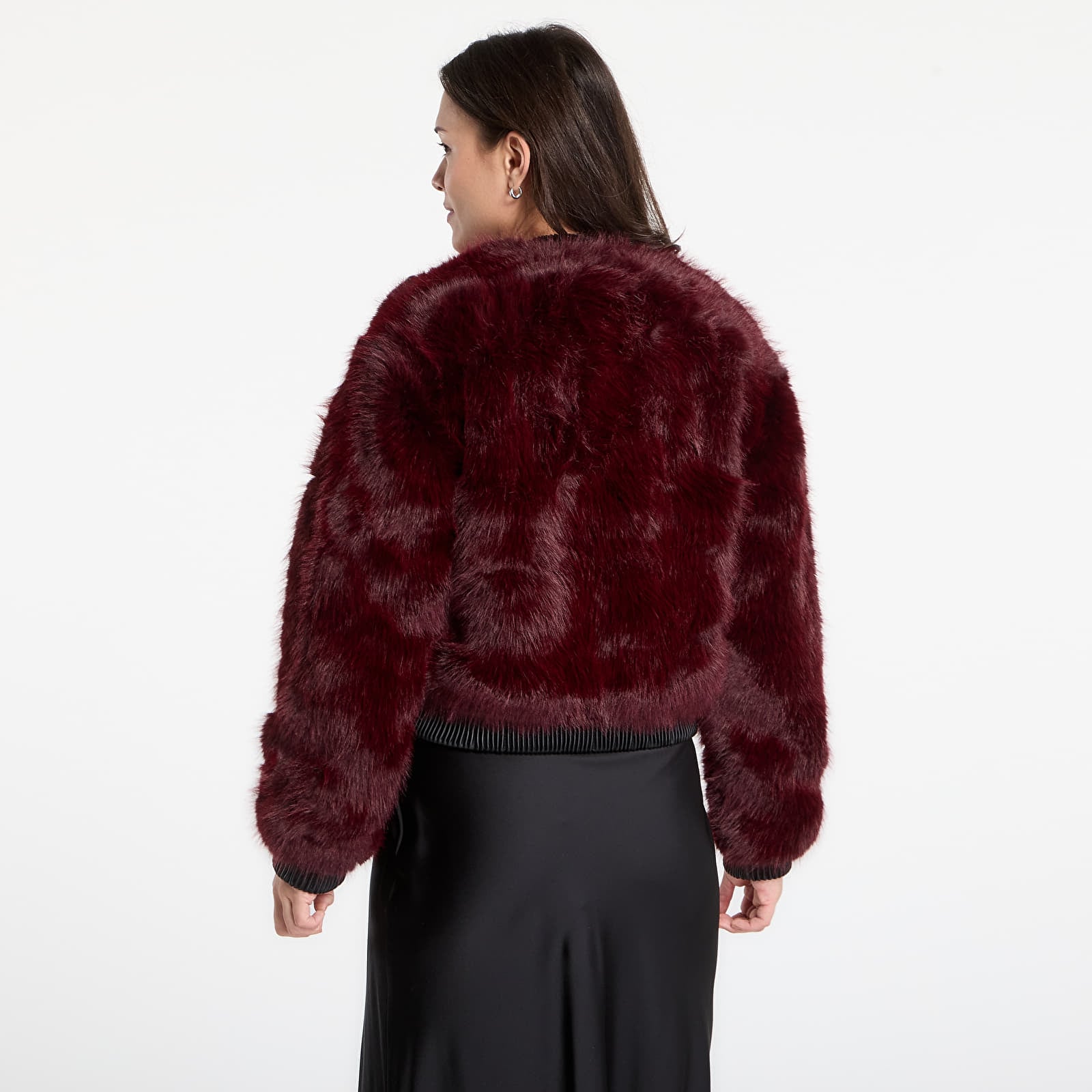Women's coats Desigual Raspberry Fur Jacket Red