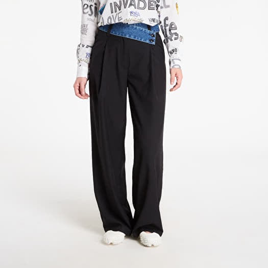 Desigual Tailored Pants Combined Black