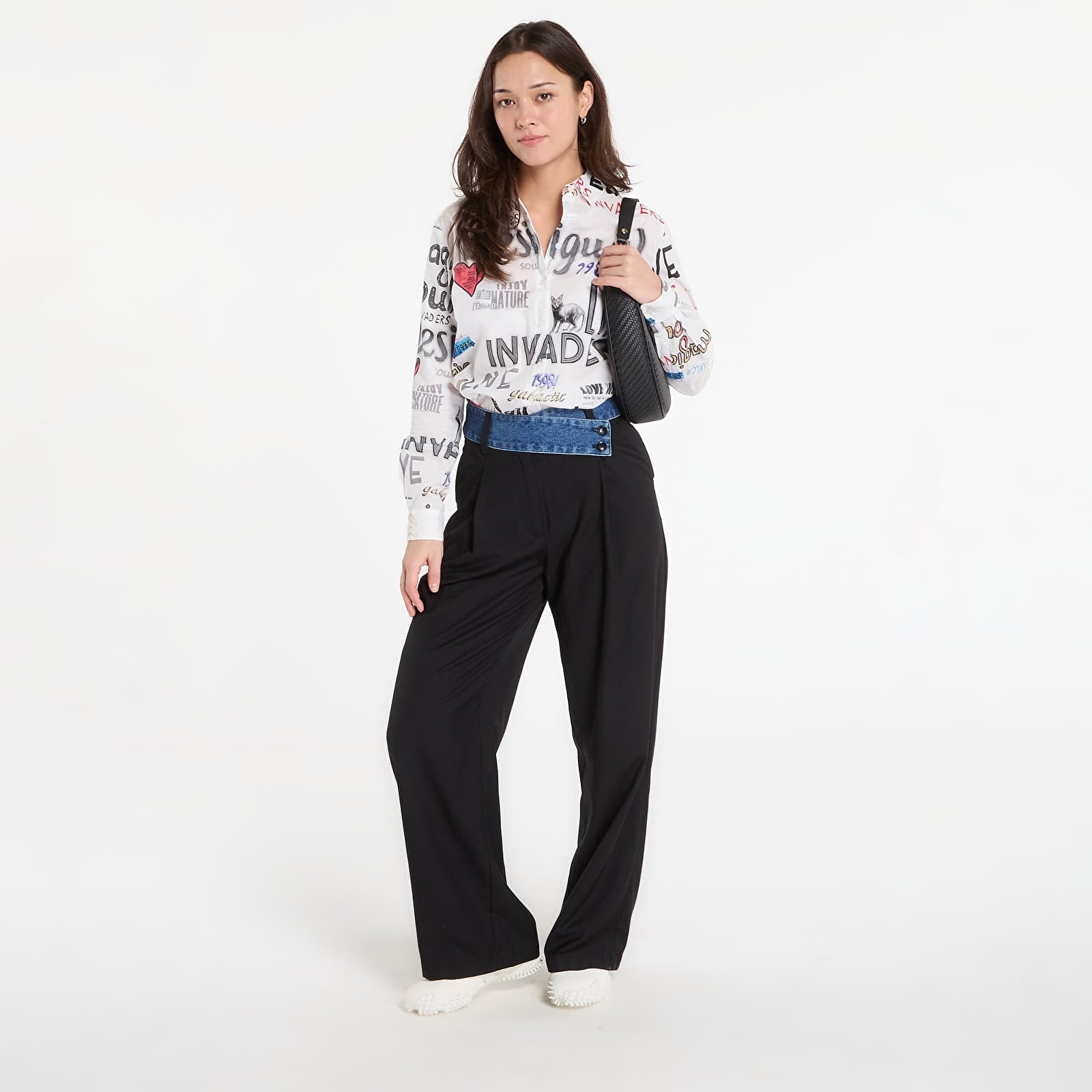 Рубашки Desigual Soul Cotton Shirt White