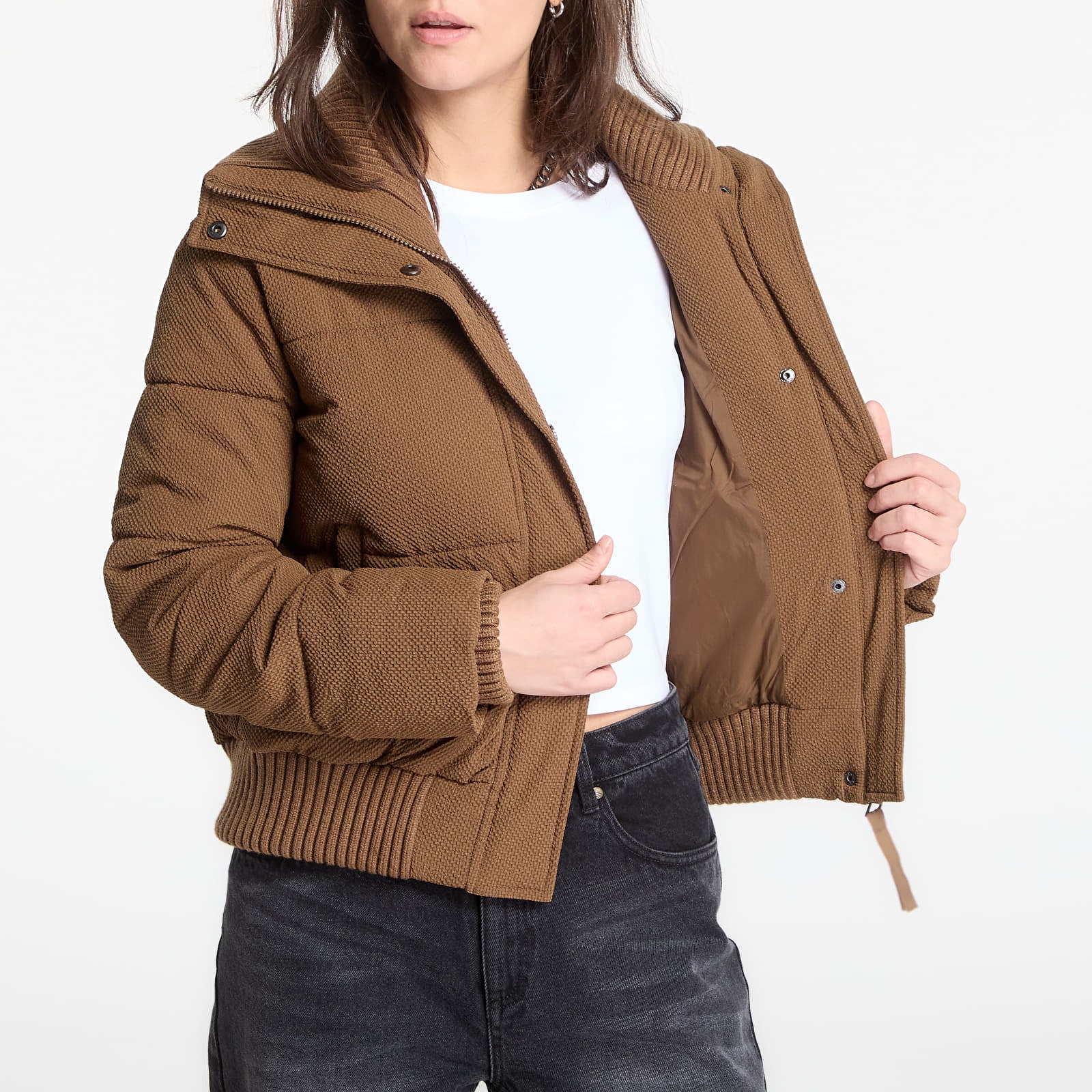 Елеци Desigual Ronni Padded Bomber Jacket Brown