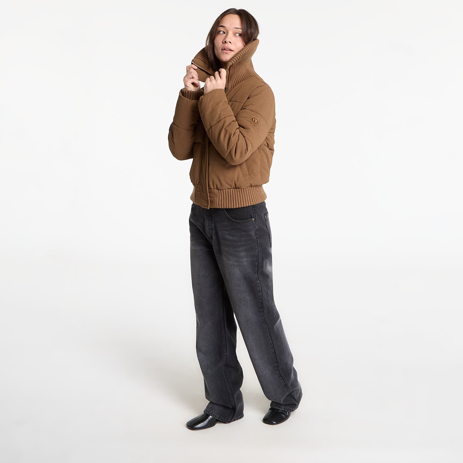 Елеци Desigual Ronni Padded Bomber Jacket Brown