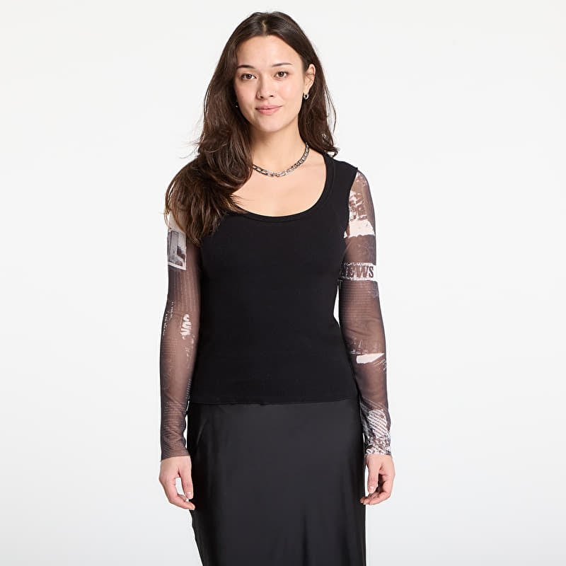 Tričko Desigual Lisboa T-Shirt Black