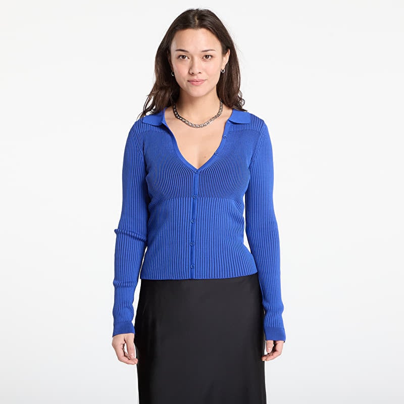 Sveter Desigual Buttoned Sweater Blue