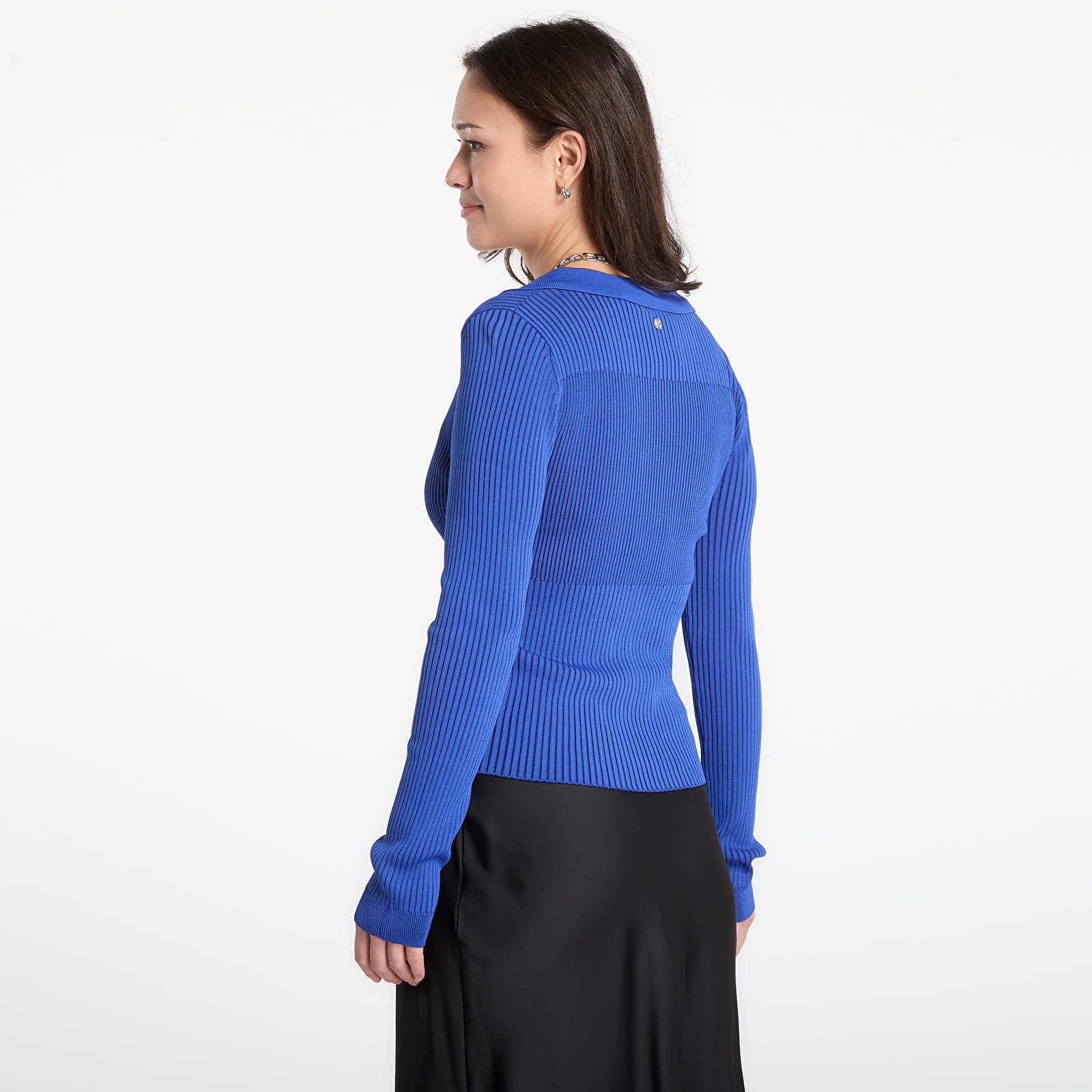 Пуловери Desigual Buttoned Sweater Blue