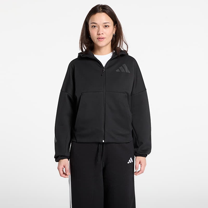 Džemperis adidas Z.N.E. Full-Zip Hoodie Black