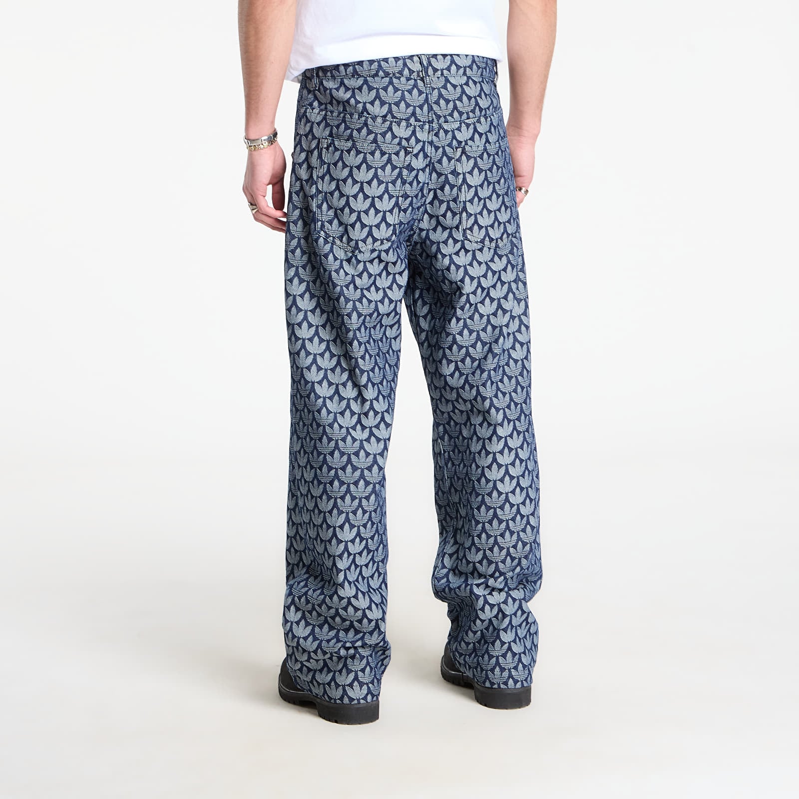 Pantaloni uomo adidas Monogram Pant Indigo Denim