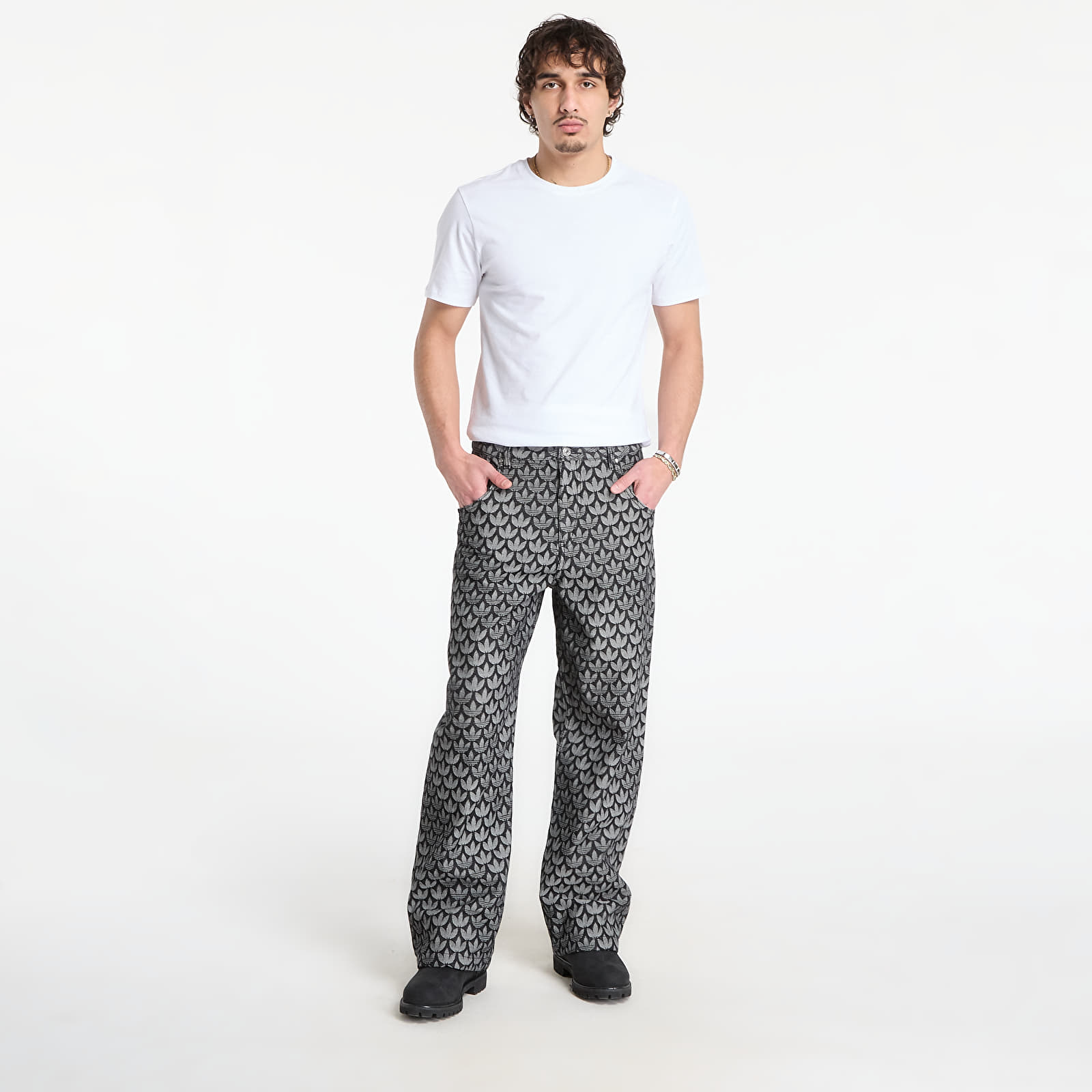 Pantalones de hombre adidas Monogram Pant Black