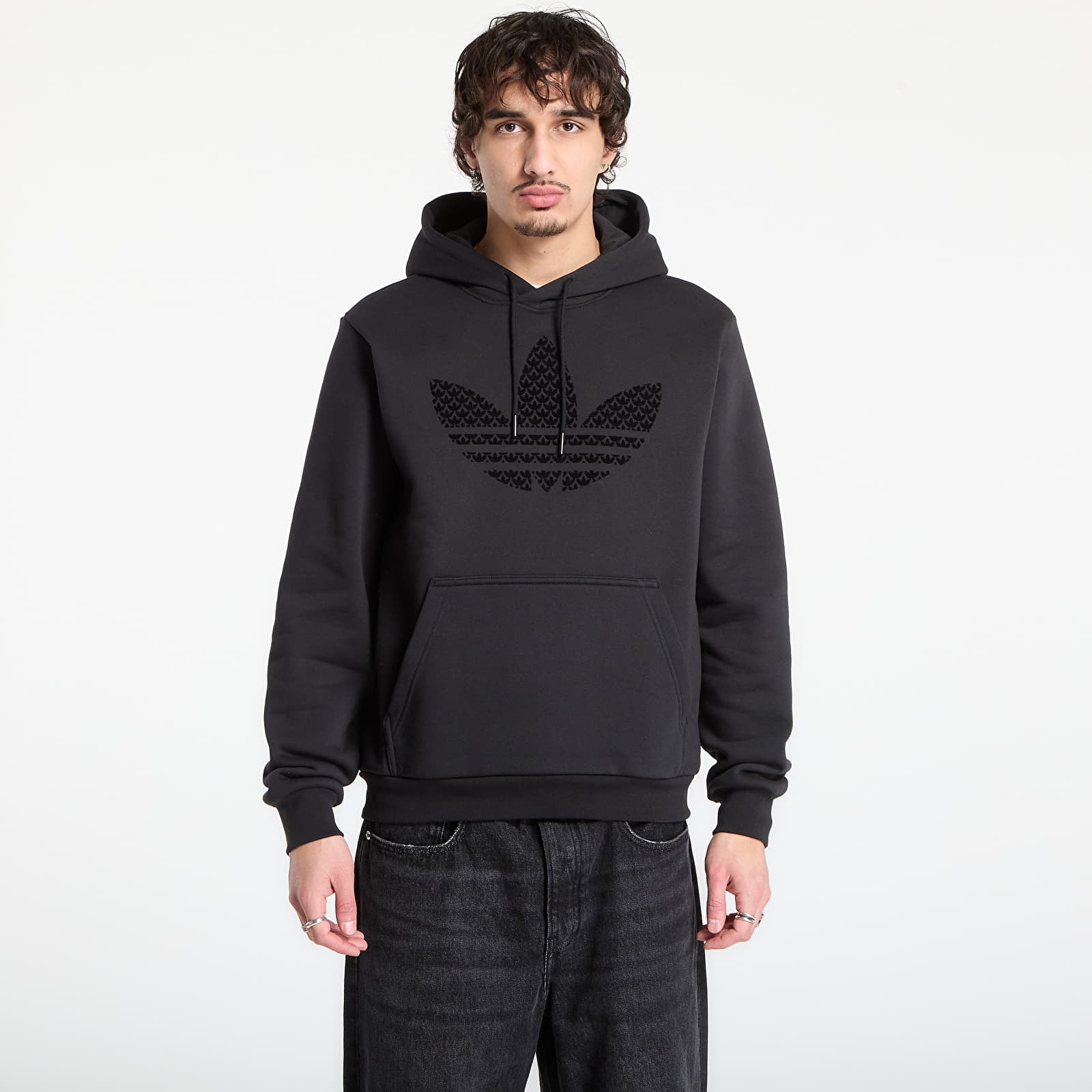 Hanorace pentru bărbați adidas Monogram Hd Black