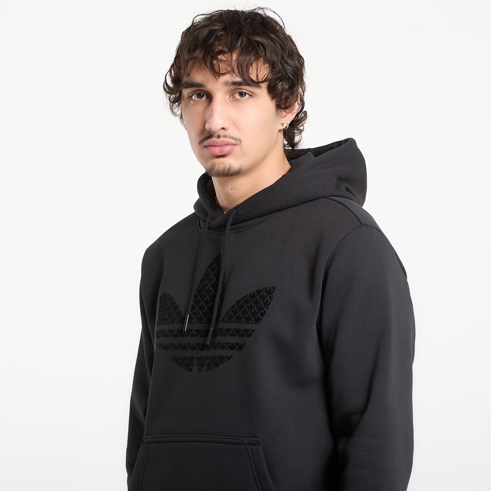 Hanorace pentru bărbați adidas Monogram Hd Black