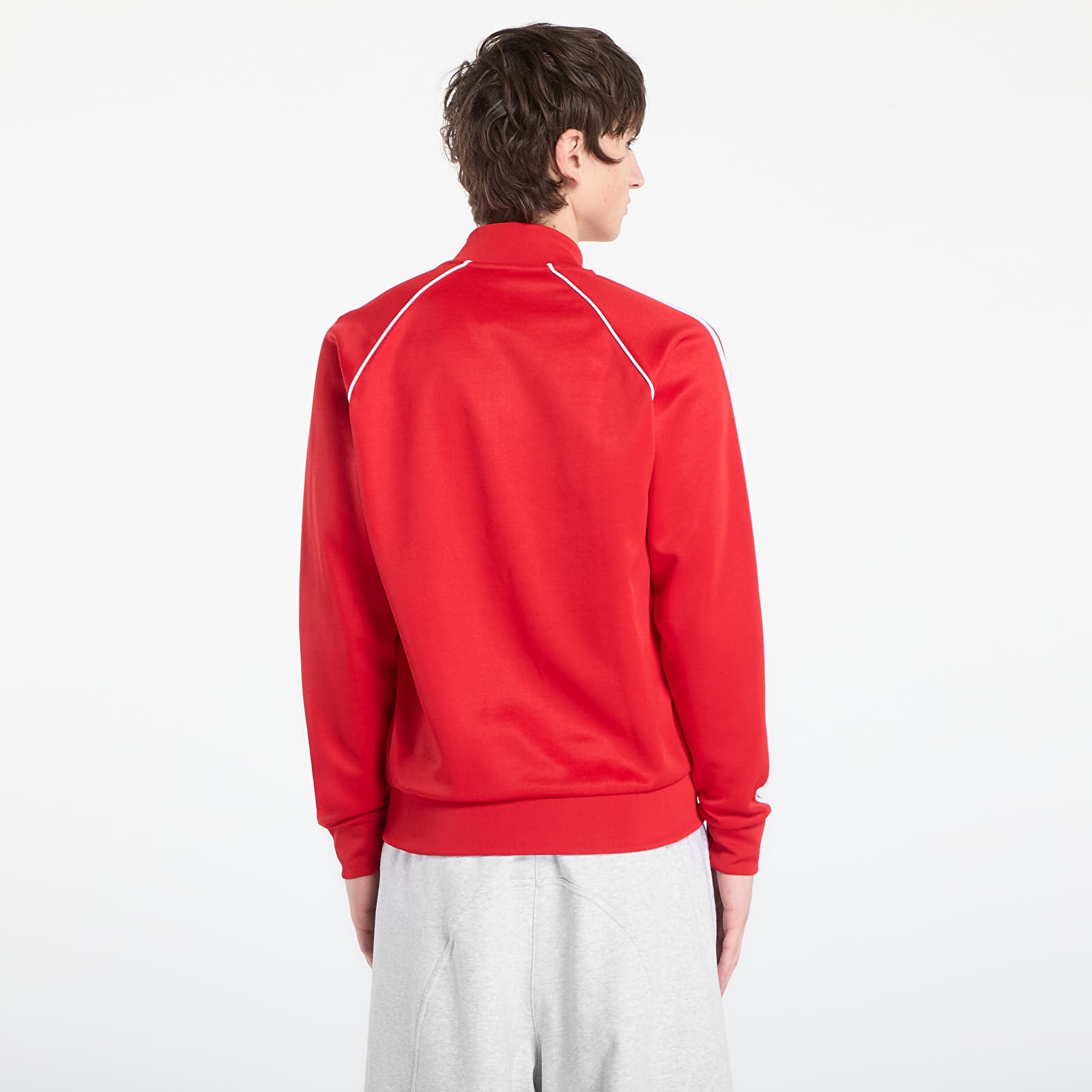 Hanorace pentru bărbați adidas Sst Tt Better Scarlet/ White