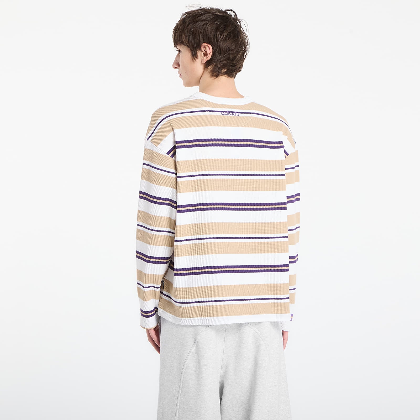 T-Shirts Männer adidas Graphic Ls Tee Core White