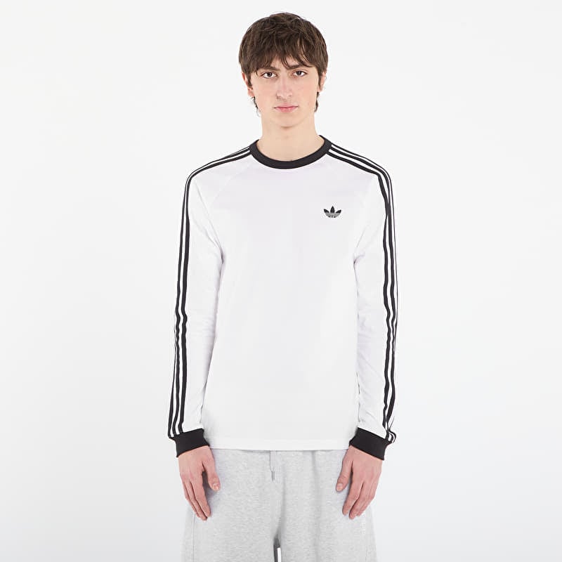 adidas 3-Stripes Long-Sleeve Top Long-Sleeve Top White