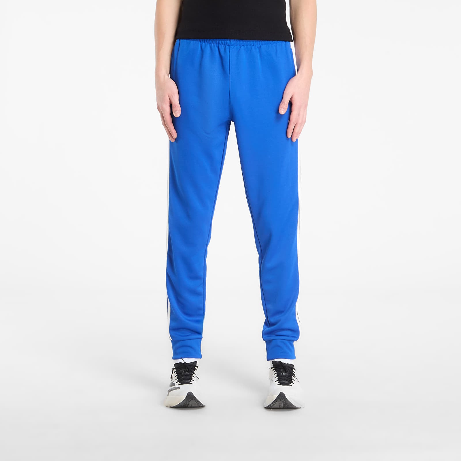 Панталони adidas Sst Track Pants Blue/ White XXL