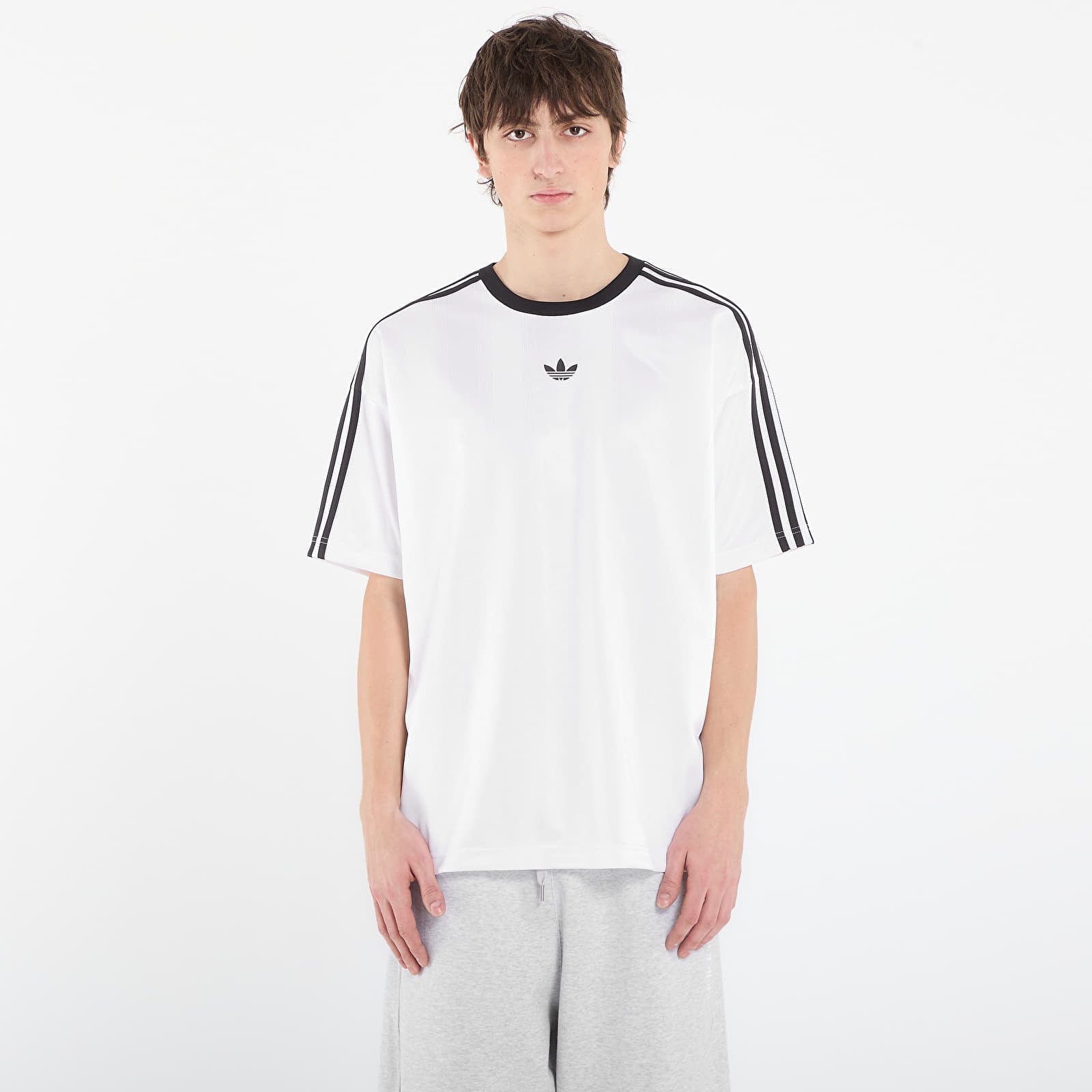 T-shirts för män adidas Jacquard Jersey White