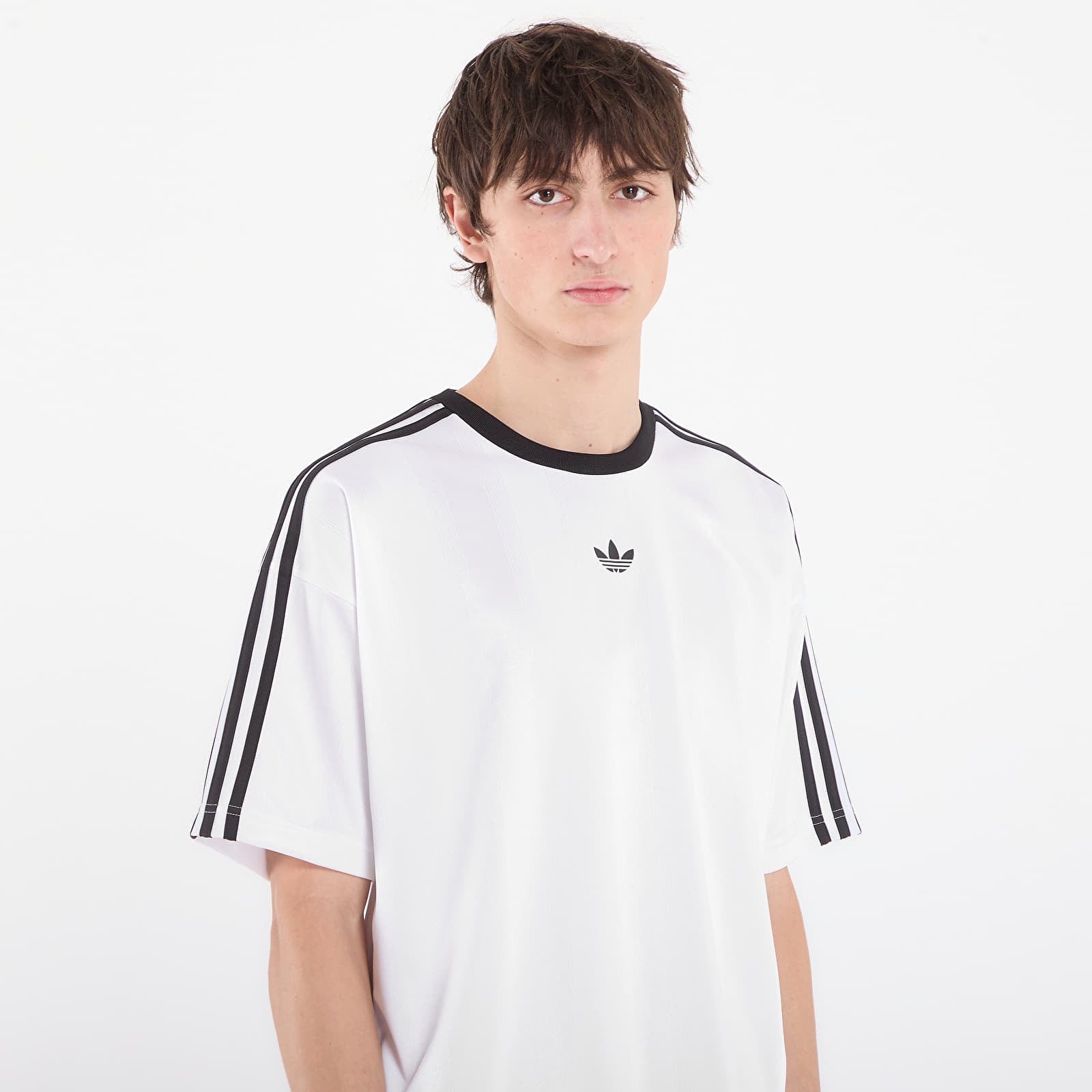 T-shirts för män adidas Jacquard Jersey White
