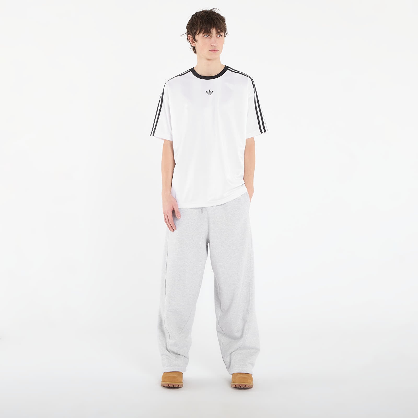 T-shirts för män adidas Jacquard Jersey White