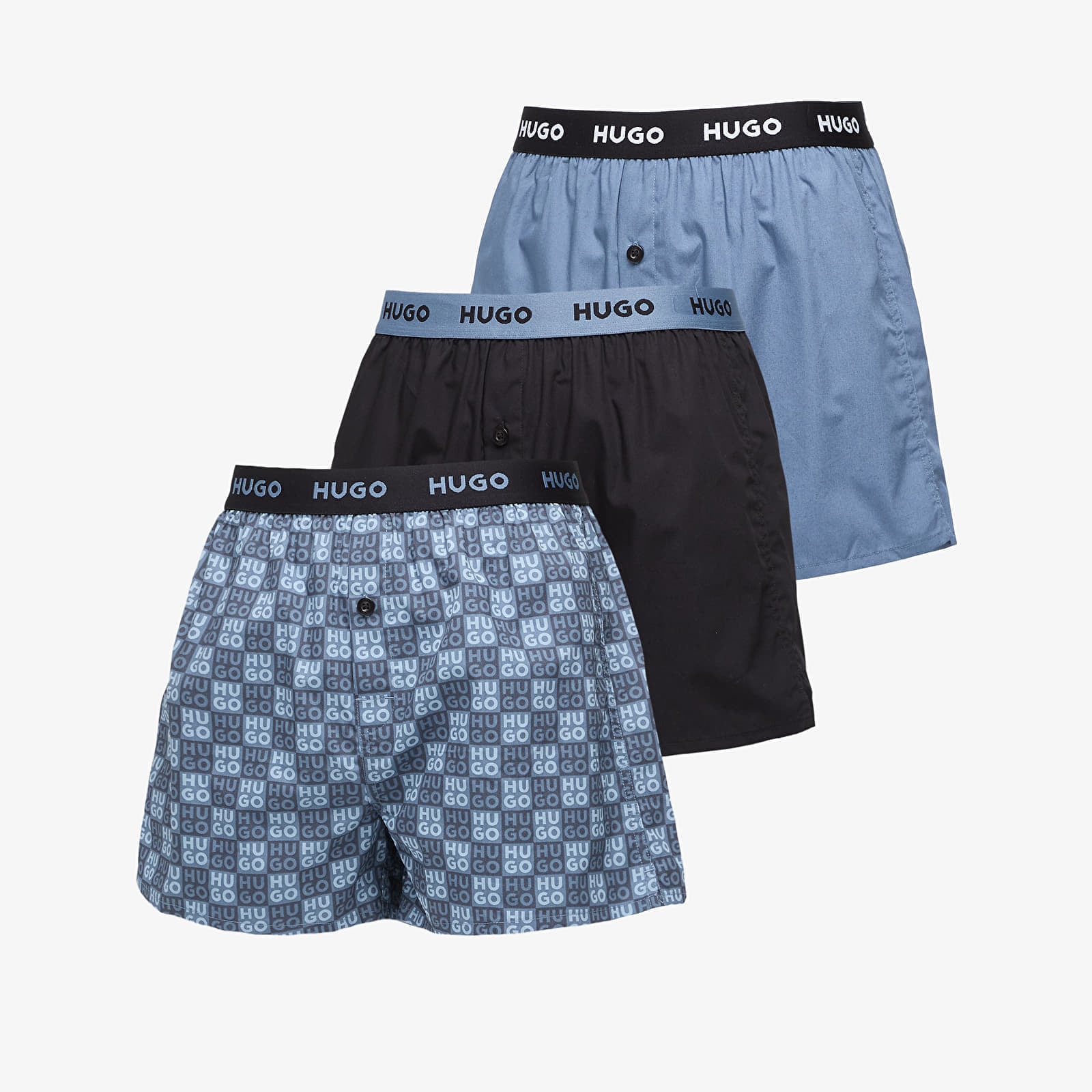 Boxeri Hugo Boss B-Woven Boxer 3-Pack Multicolor XXL