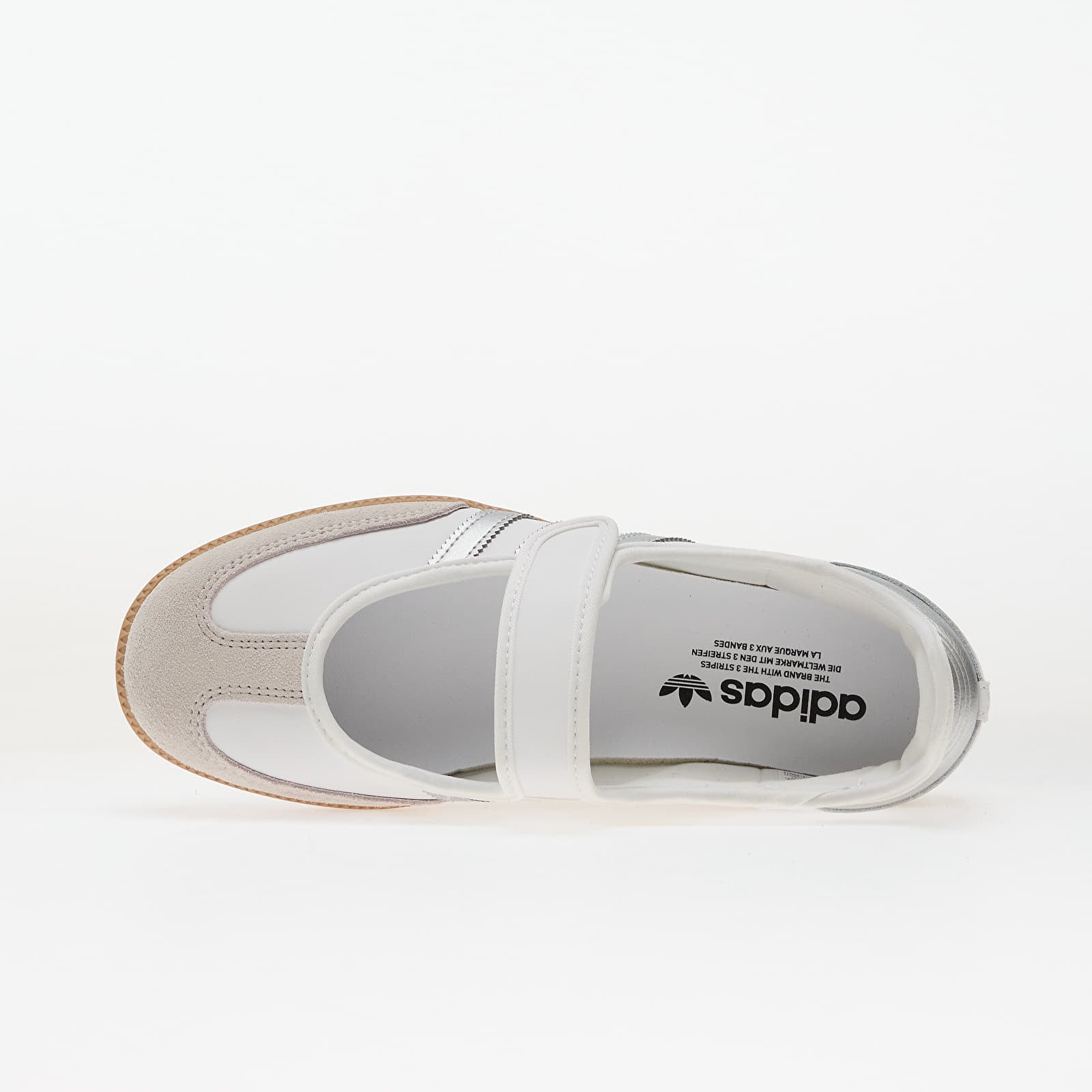 Sneakers und Schuhe für Frauen adidas Samba Jane W Ftw White/ Silver Metallic/ Gum4