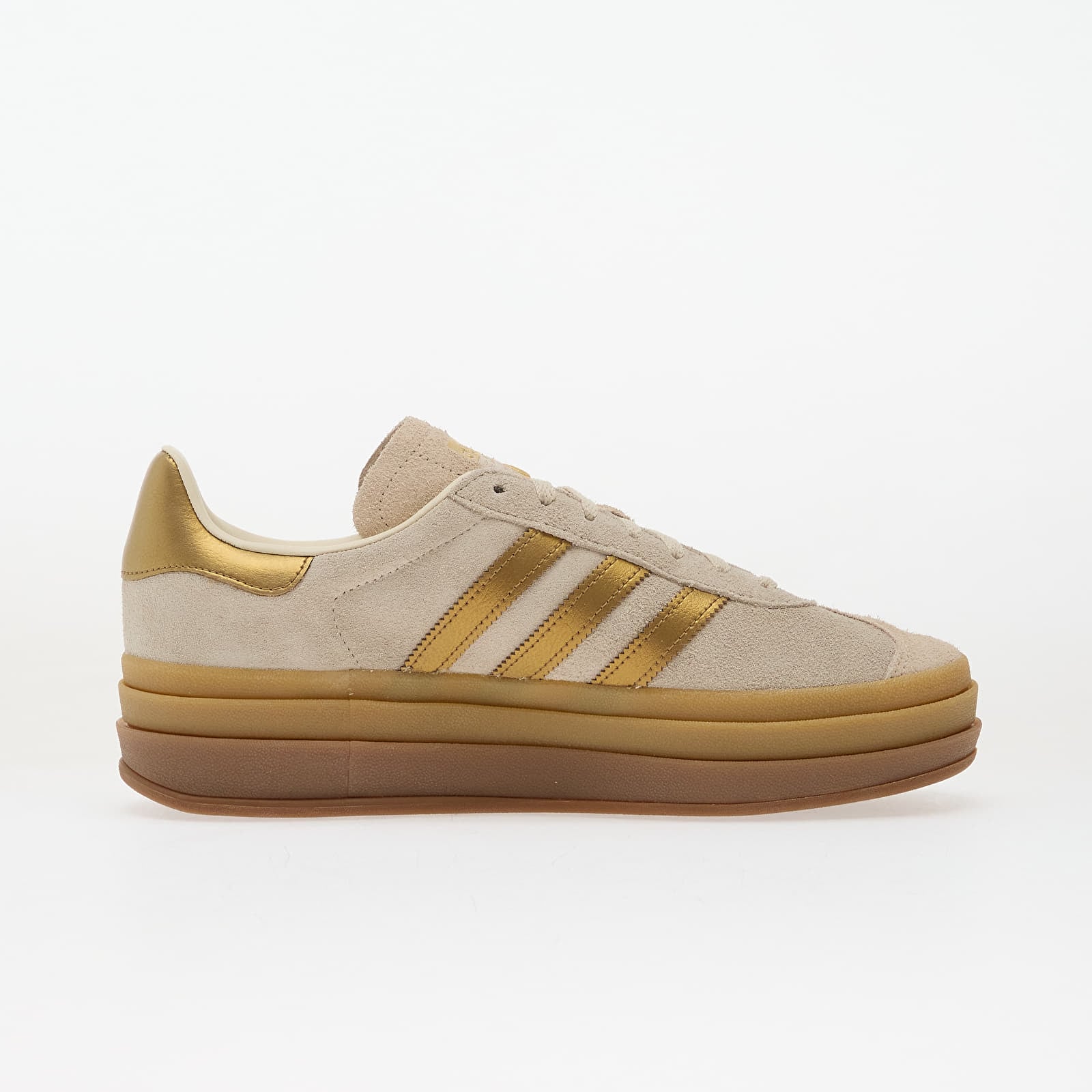Women's sneakers and shoes adidas Gazelle Bold Cream White/ Cream White/ Brown Desert