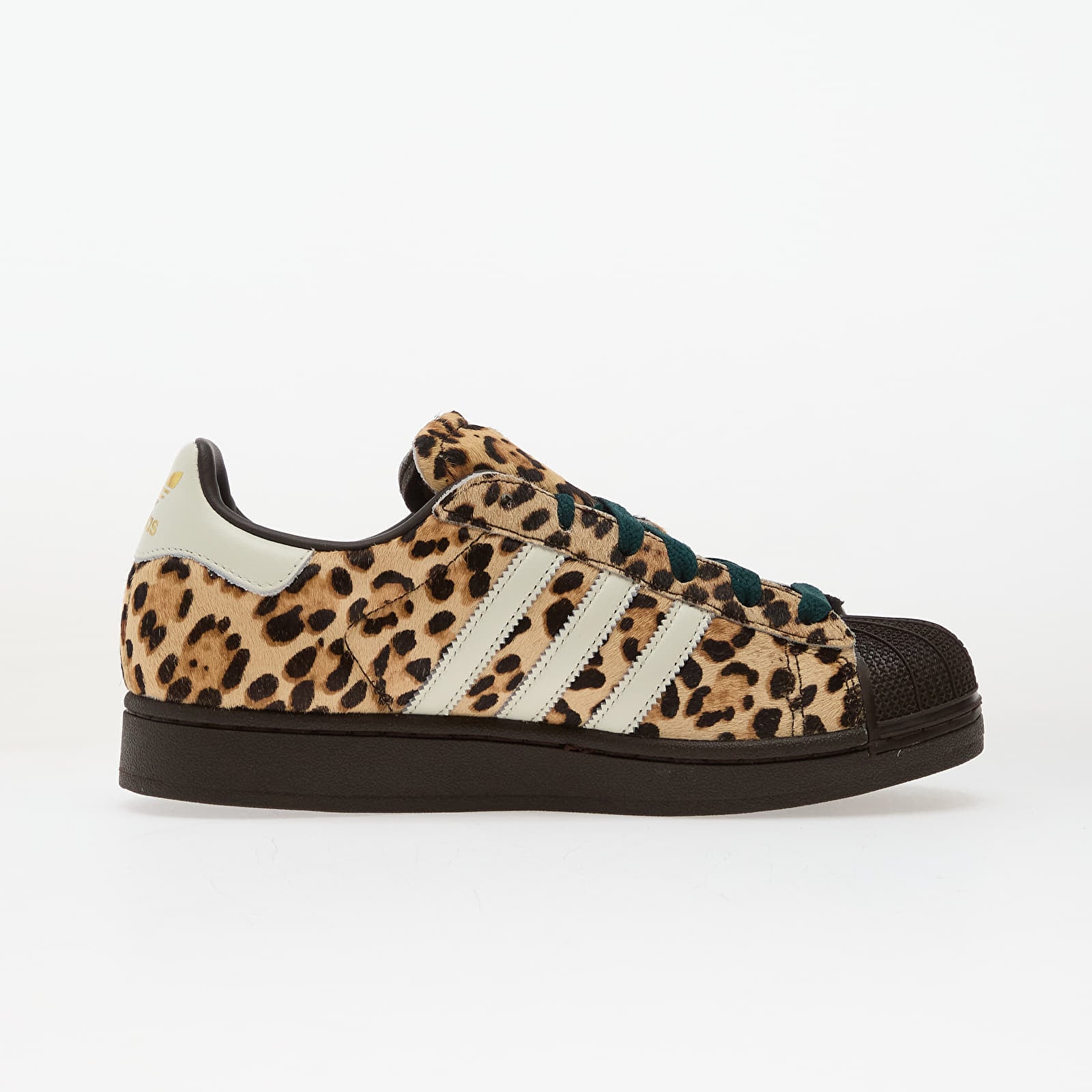 Női cipők adidas Superstar II W Dark Brown/ Ivory/ Gold Metallic