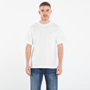 Queens Men's Esssential T-Shirt With Contrast Print 3-Pack White/ White/ White