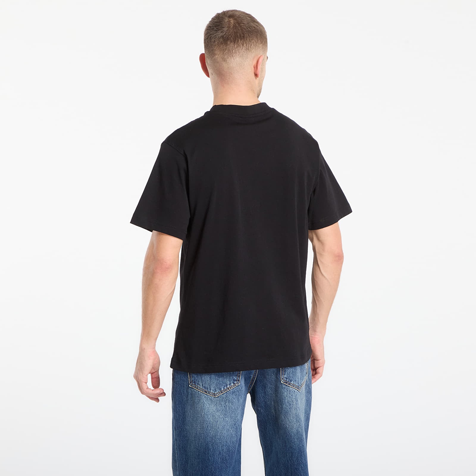 Koszulki Queens Men's Esssential T-Shirt With Contrast Print 3-Pack Black/ Black/ Black