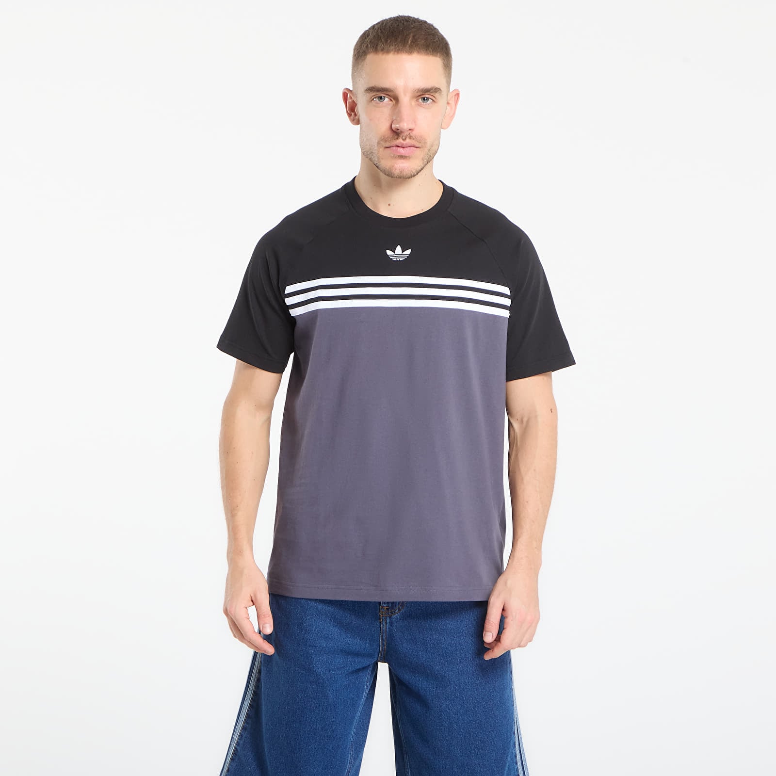 T-shirts adidas Chest Stripes T-Shirt Aurora Onix