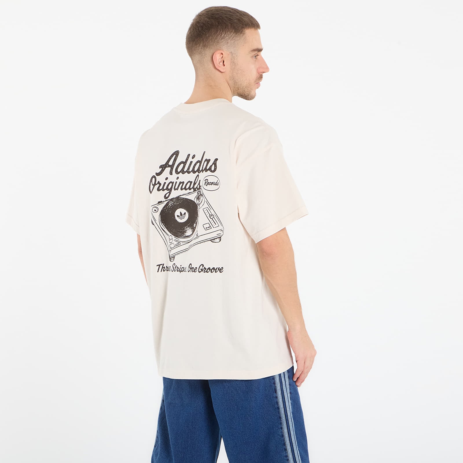 Футболки adidas Vintage Records Graphic T-Shirt Wonder White