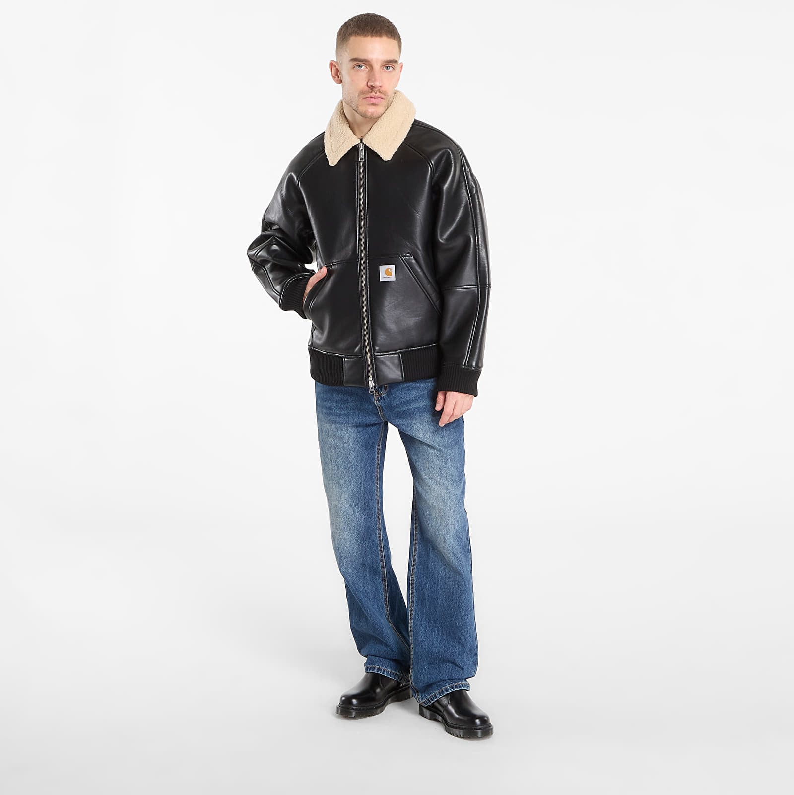 Jakas Carhartt WIP Shepton Jacket UNISEX Black/ Natural