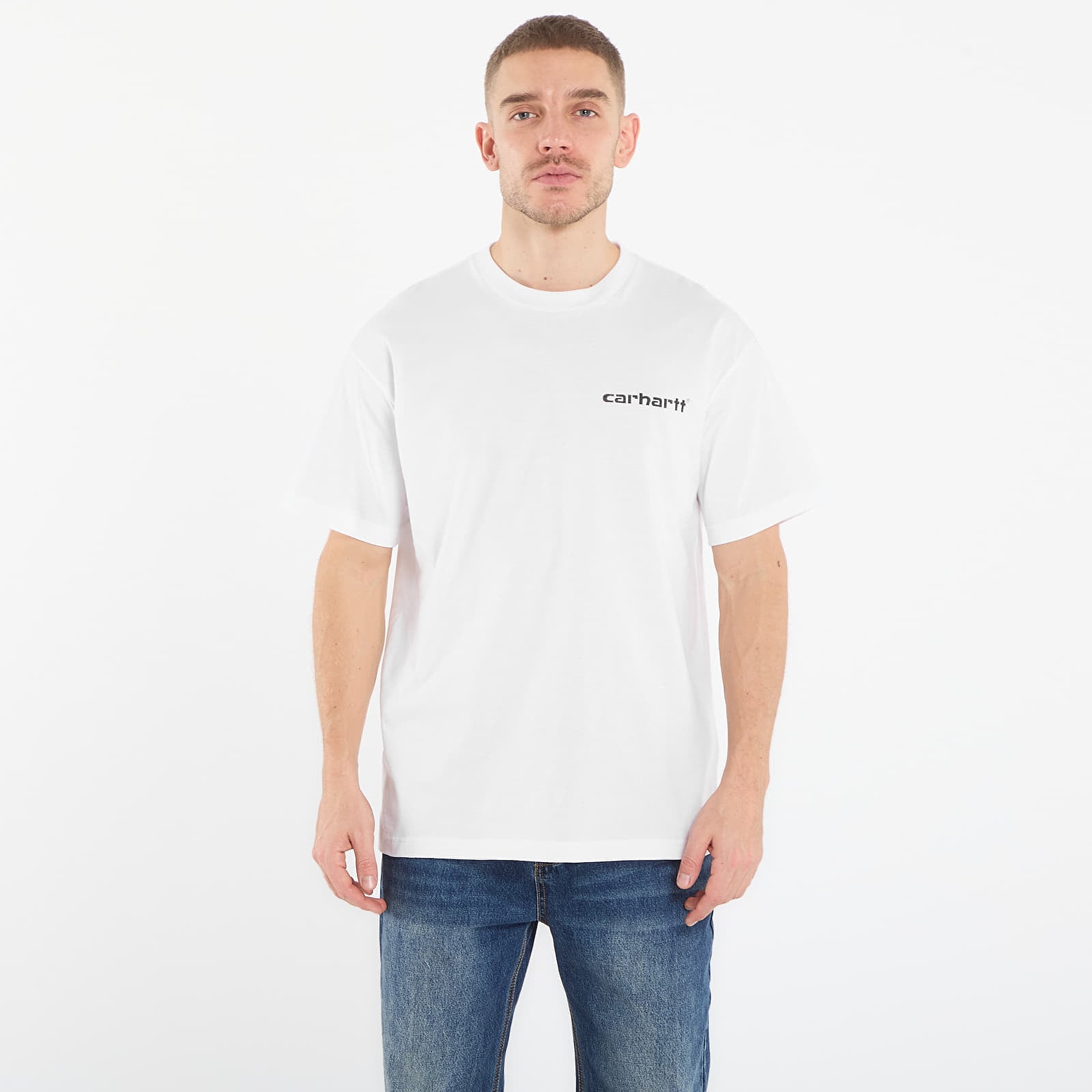 T-shirt Carhartt WIP S/S Archive Script T-Shirt UNISEX White M
