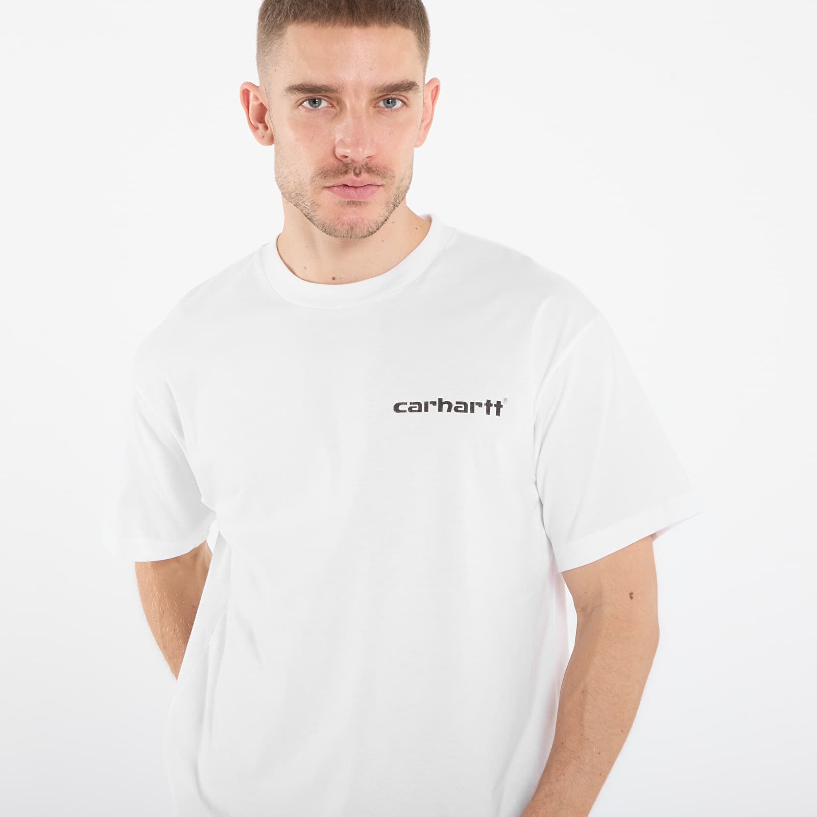 Tricouri  Carhartt WIP S/S Archive Script T-Shirt UNISEX White
