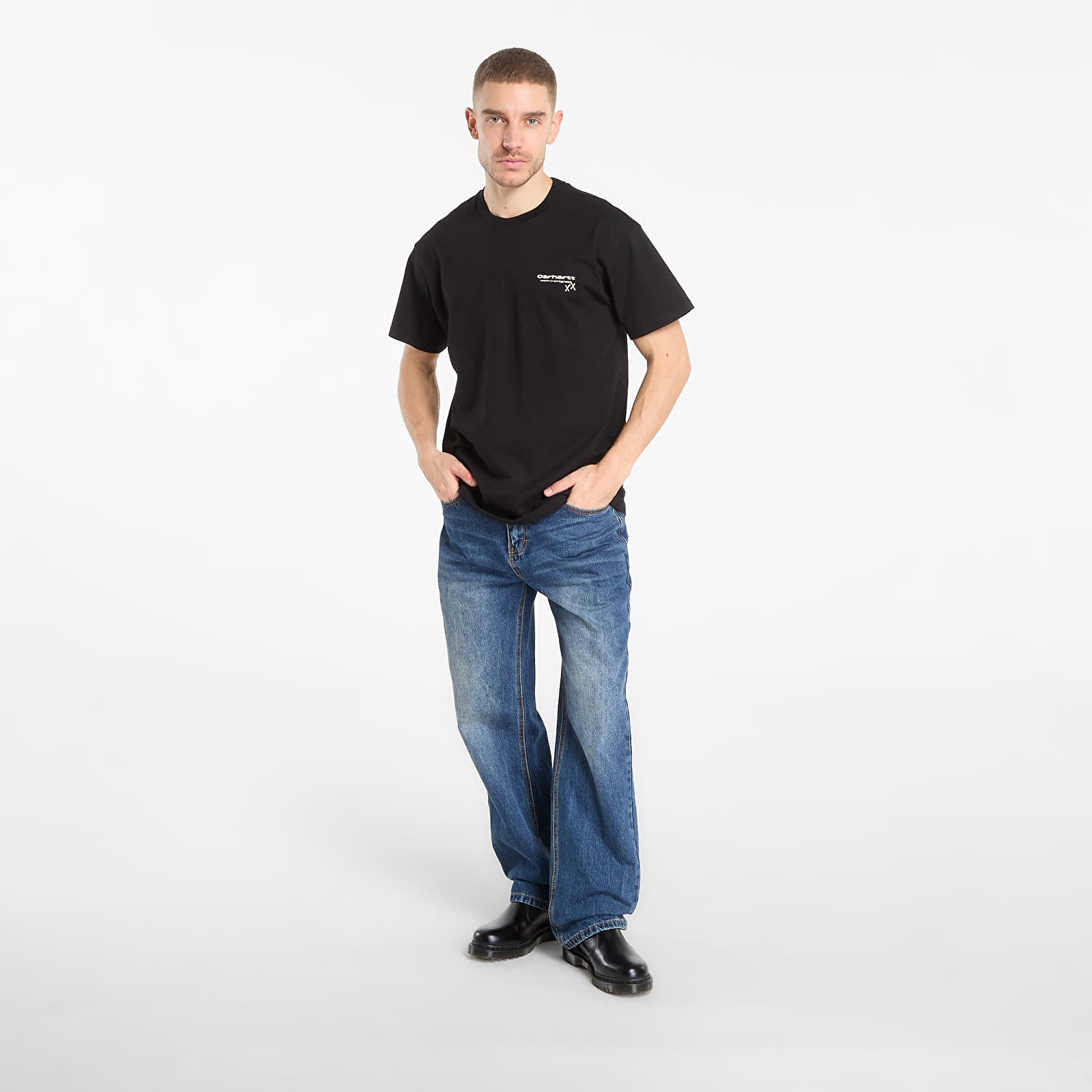 Vīriešu T-krekli Carhartt WIP S/S Garble T-Shirt UNISEX Black