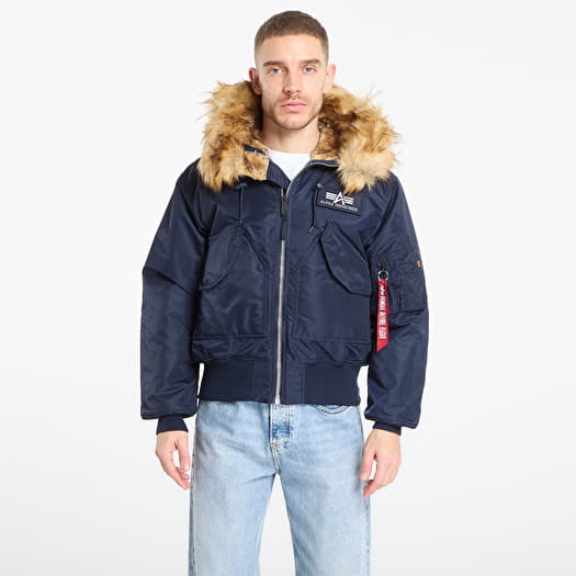 Kurtka Alpha Industries 45P Hooded Custom Navy