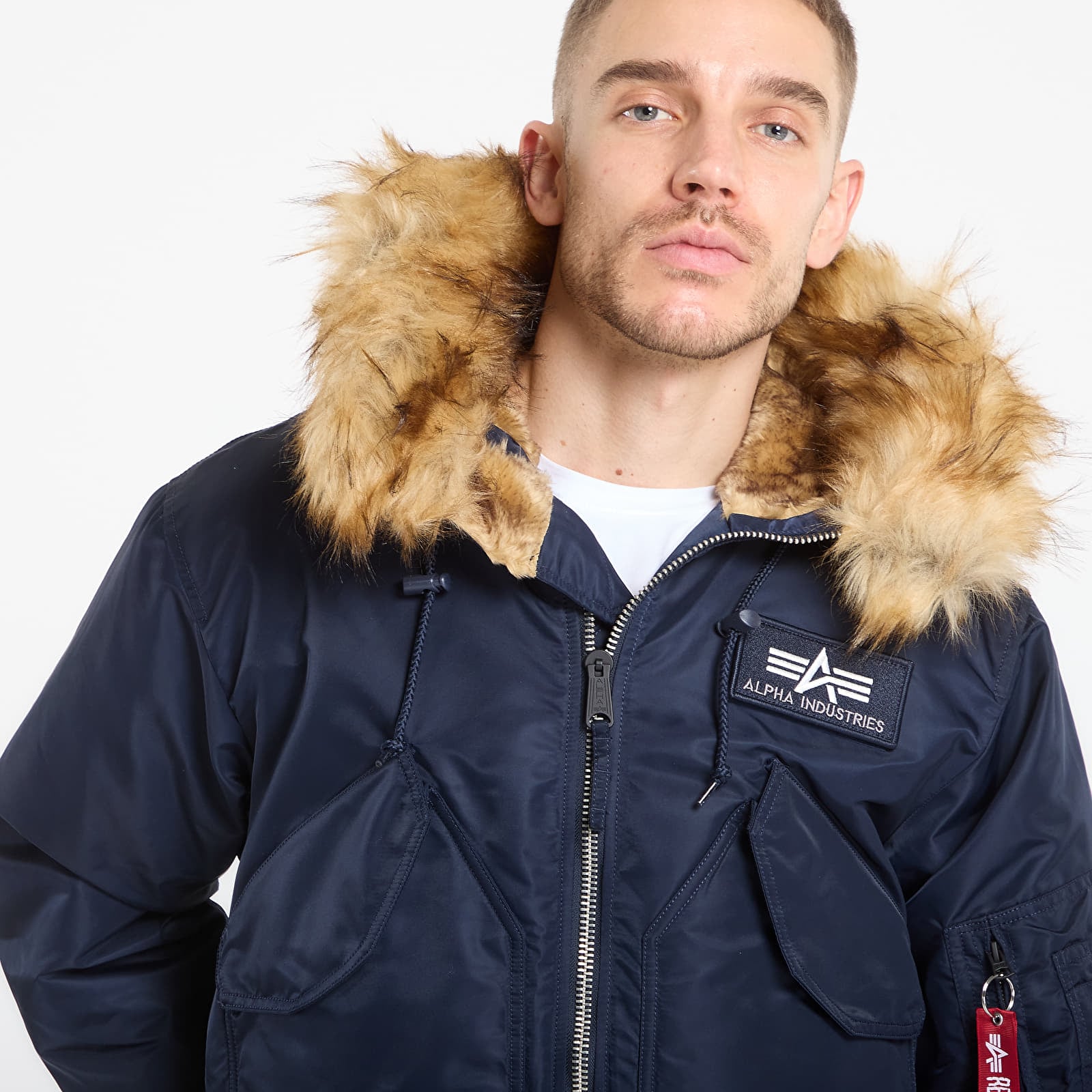 Geci Alpha Industries 45P Hooded Custom Navy