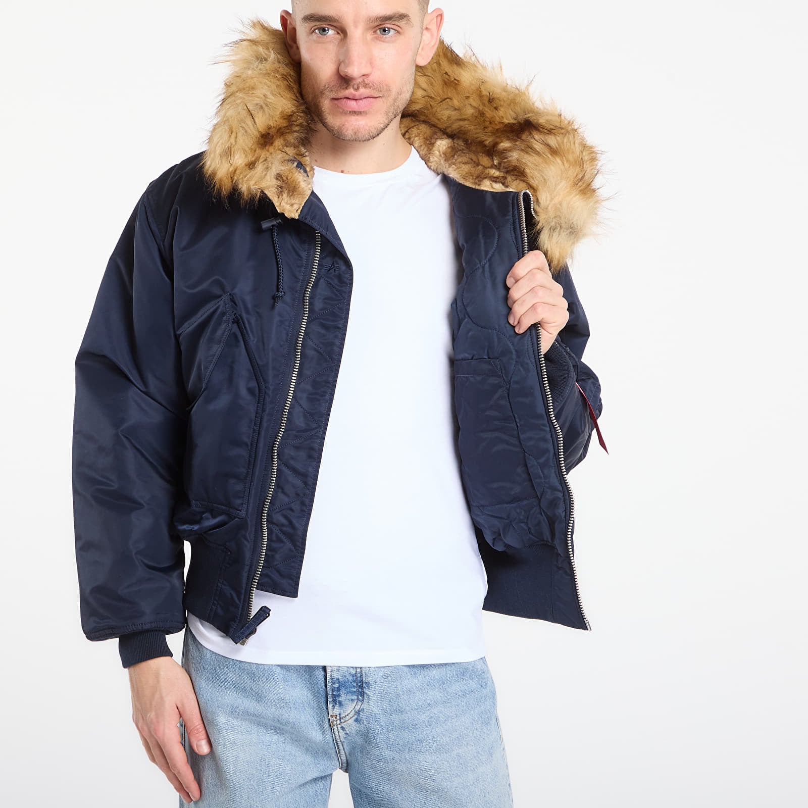Geci Alpha Industries 45P Hooded Custom Navy