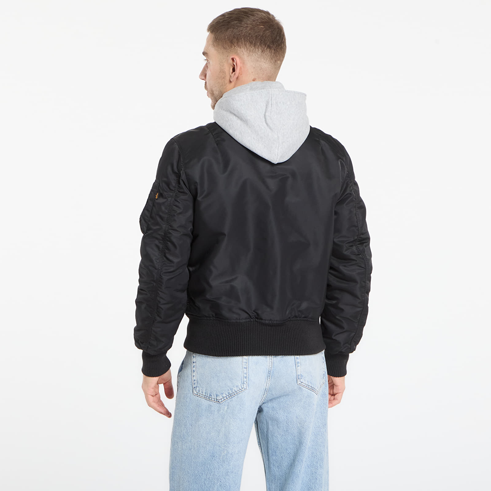 Jackets Alpha Industries MA-1 D-Tec SE Black / Grey