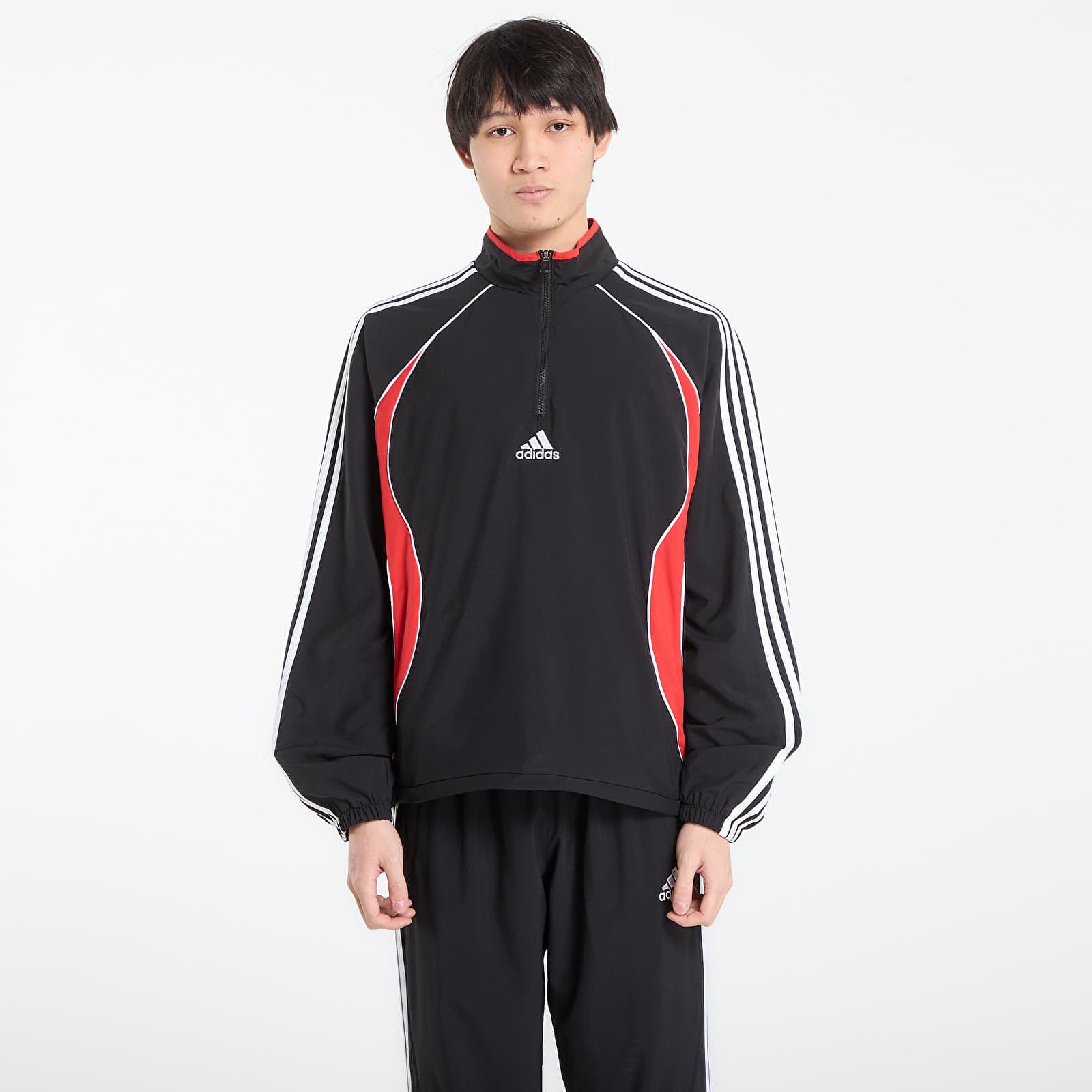 Sweatshirt adidas Teamgeist Hz Black/ Better Scarlet XXL