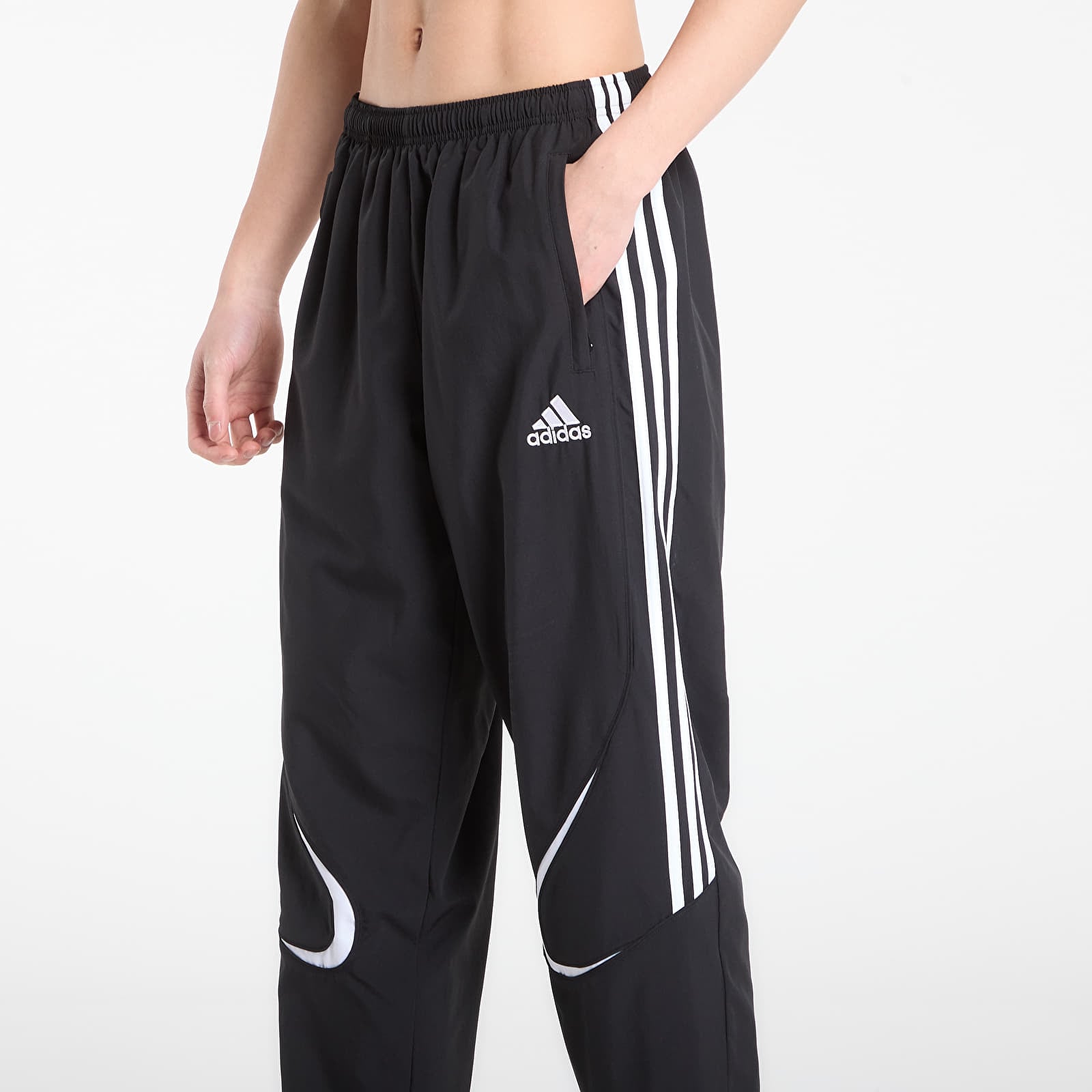 Men's sweatpants adidas Teamgeist Track Pants Black/ Black/ White