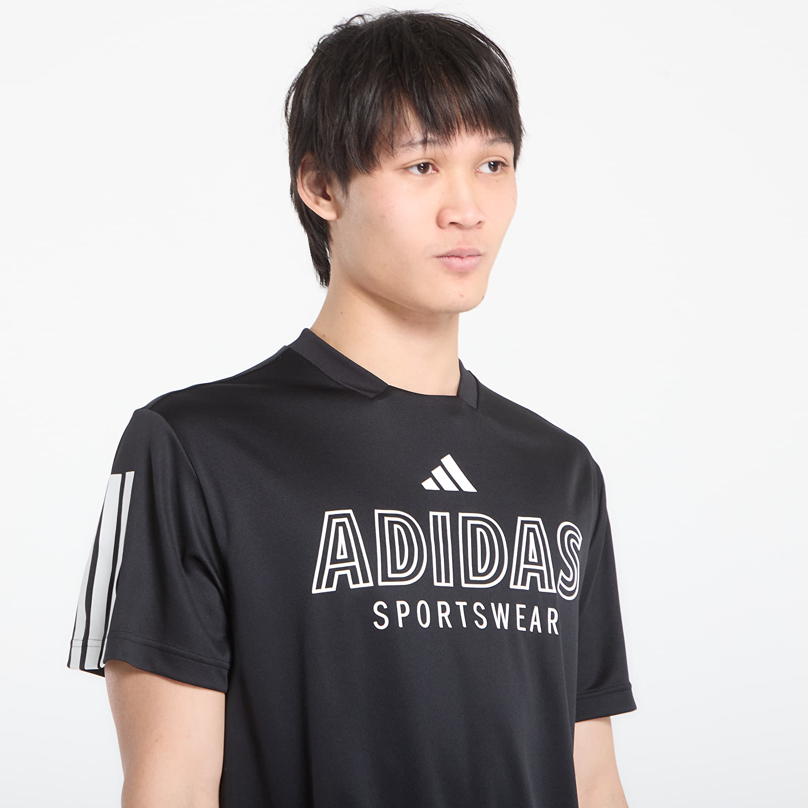 Мужские футболки adidas M Tiro Wm Tee Black/ White