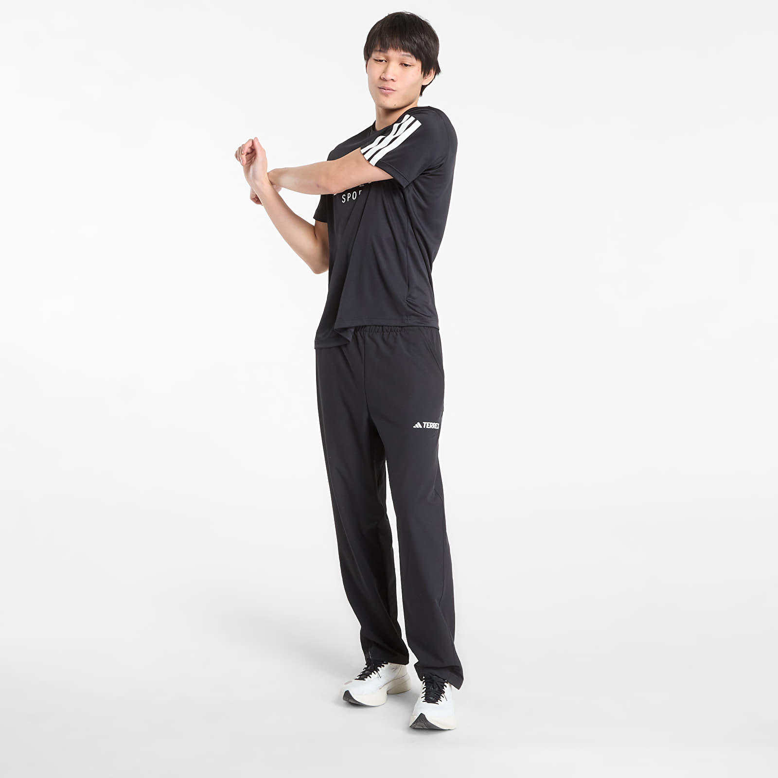 Мужские футболки adidas M Tiro Wm Tee Black/ White