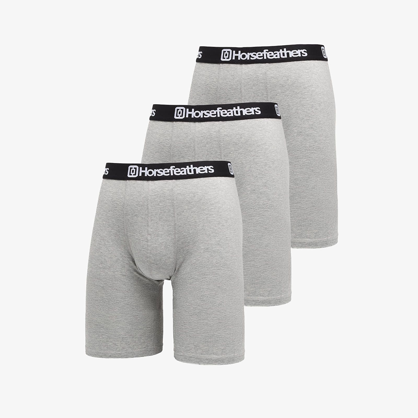 Boxer Horsefeathers Dynasty Long 3-Pack Boxer Shorts Heather Gray