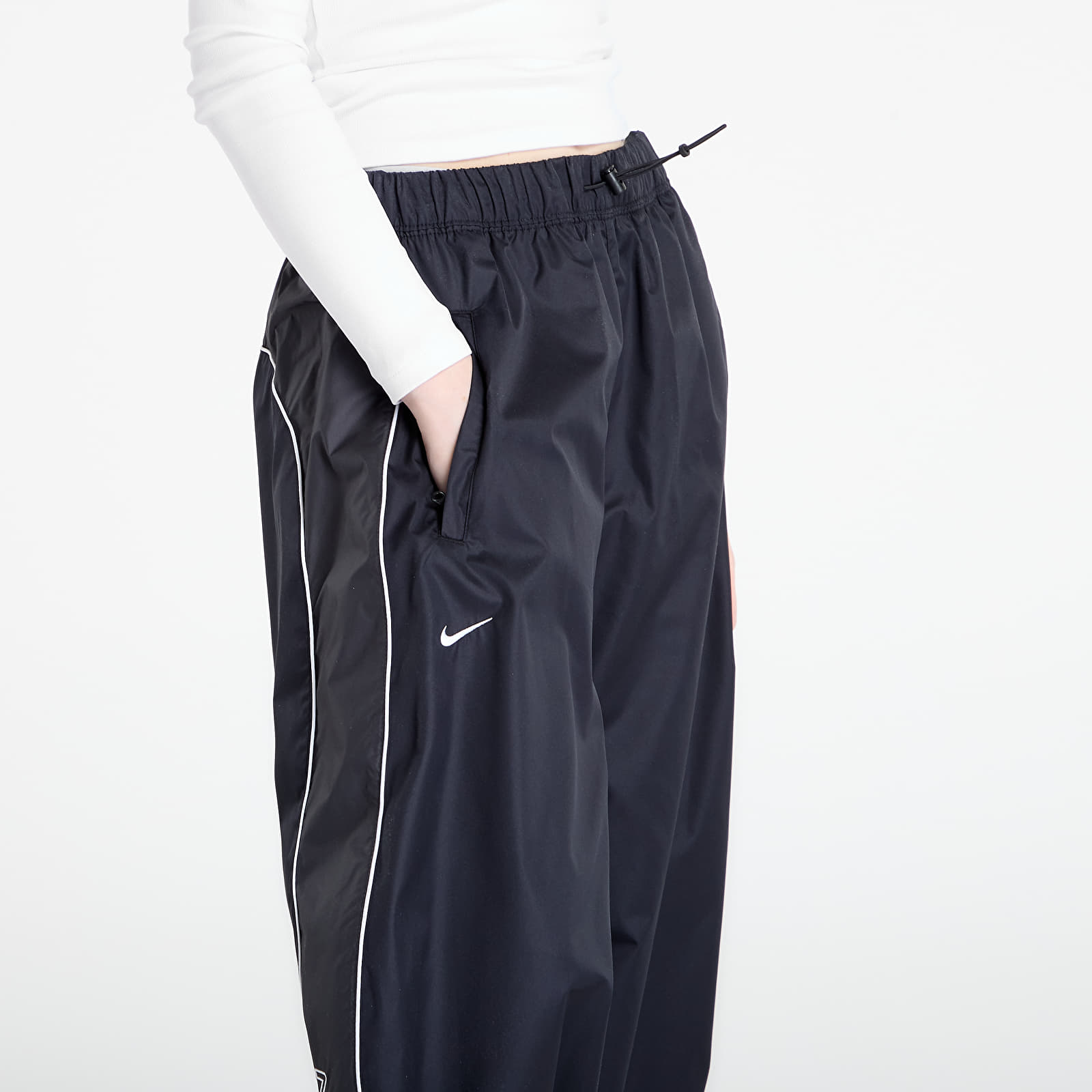 Naiste püksid Nike Sportswear Shox Women's Woven Pants Black/ Anthracite/ White
