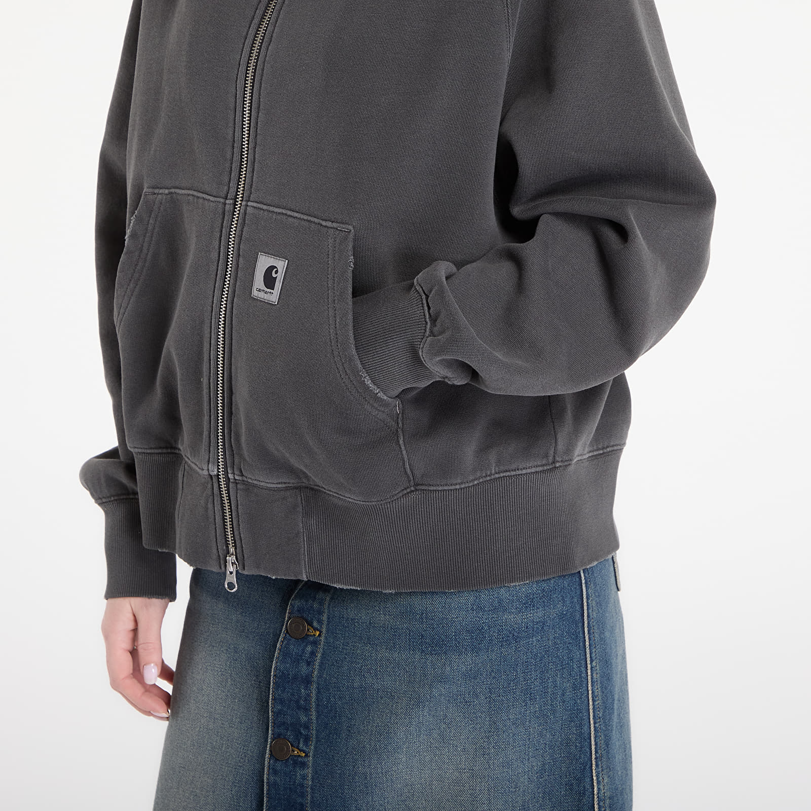 Hoodies and sweatshirts  Carhartt WIP W' Hooded Torion Jacket Black