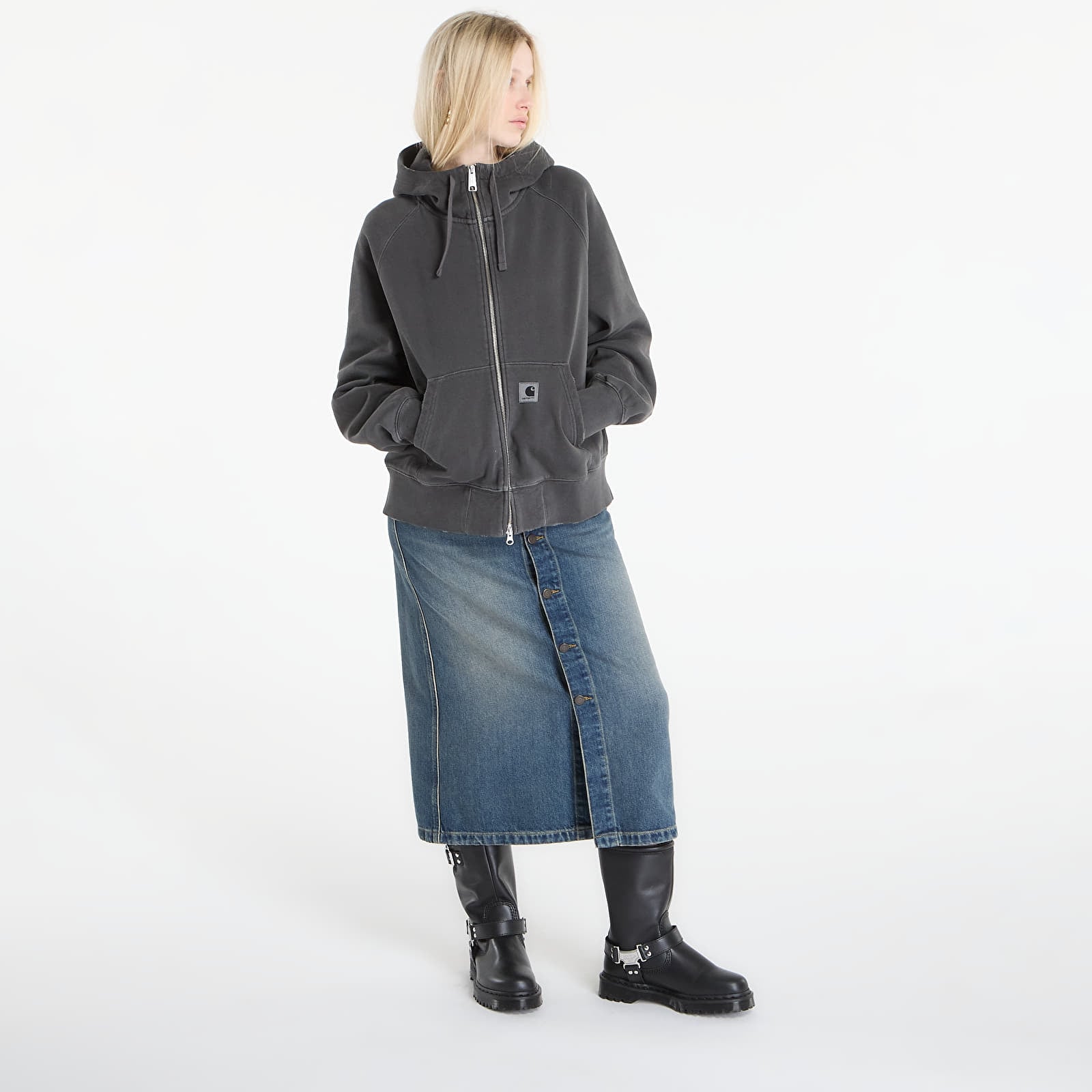 Hoodies and sweatshirts  Carhartt WIP W' Hooded Torion Jacket Black