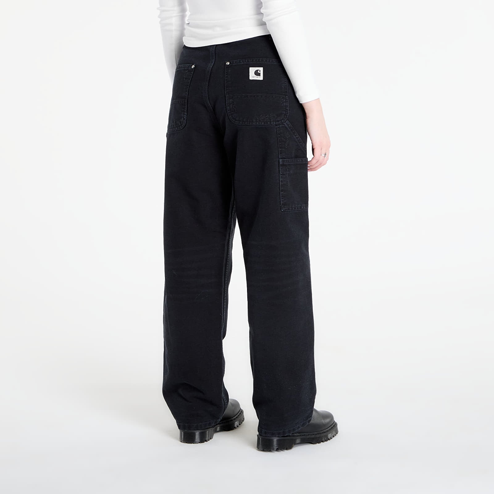 Ženske traperice Carhartt WIP W' Brandon Double Knee Pant Black