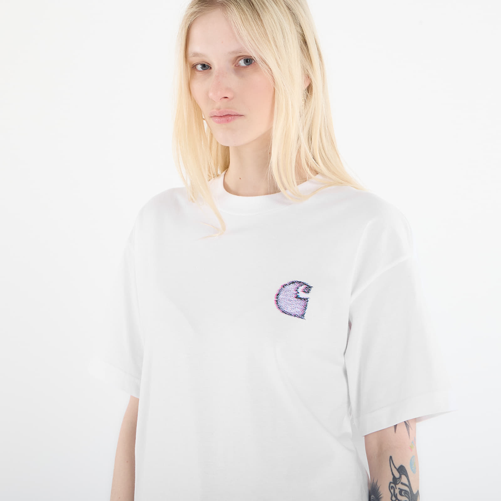 Vīriešu T-krekli Carhartt WIP S/S Mind Your Head T-Shirt UNISEX White